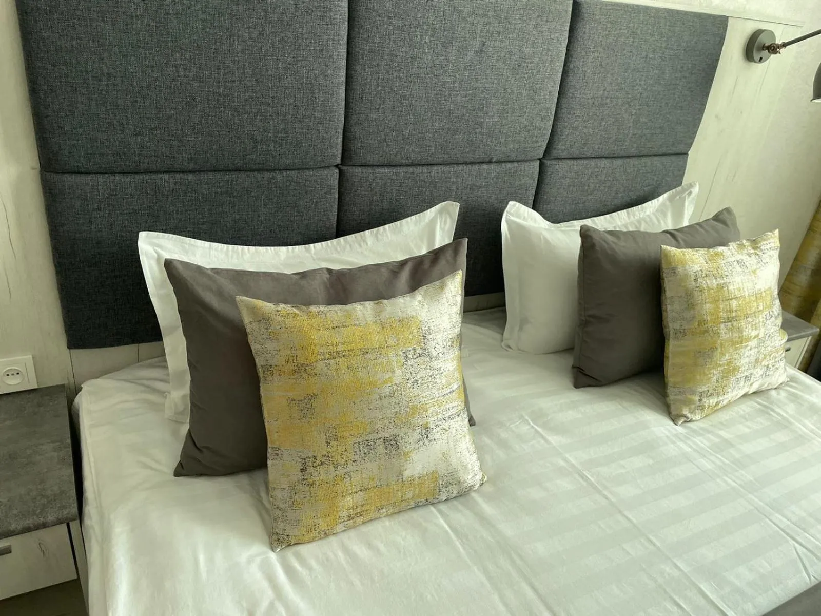 Bed in Altyn Adam Hotel