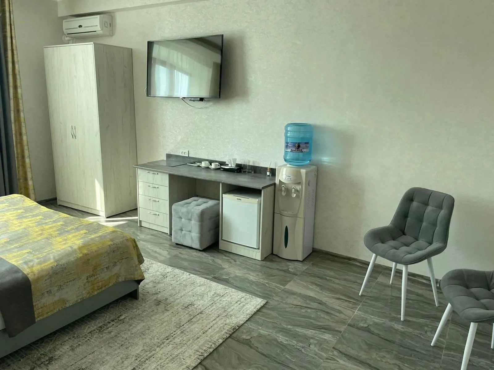 Bed in Altyn Adam Hotel