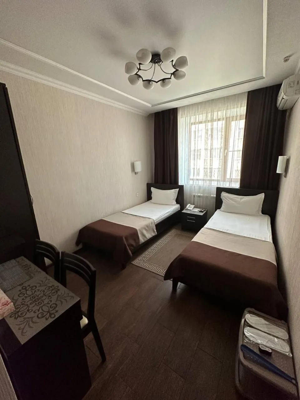 Bed in Altyn Adam Hotel