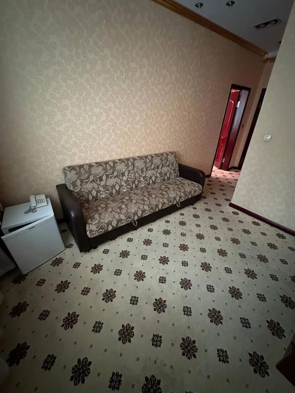 Bed in Altyn Adam Hotel