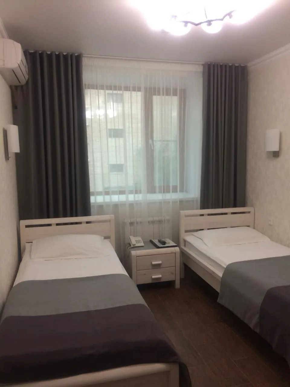 Bed in Altyn Adam Hotel