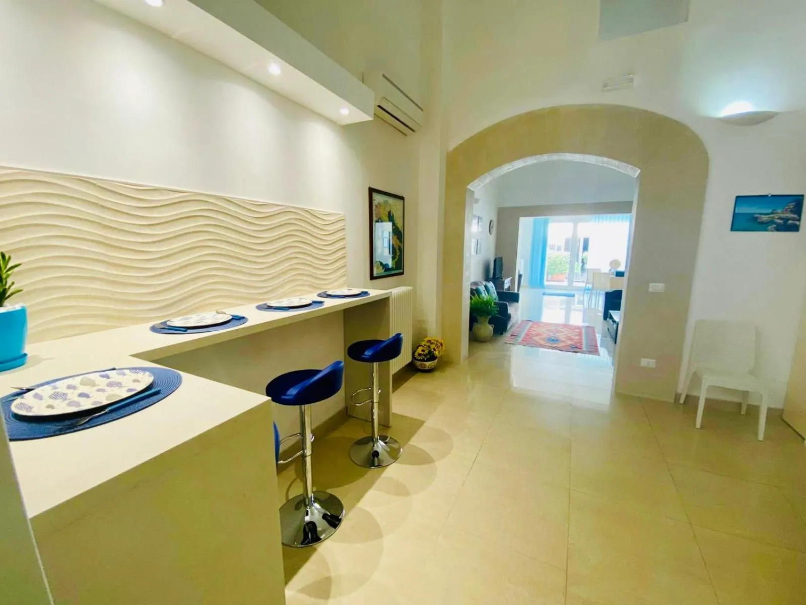 Communal kitchen in B&B Pietramare