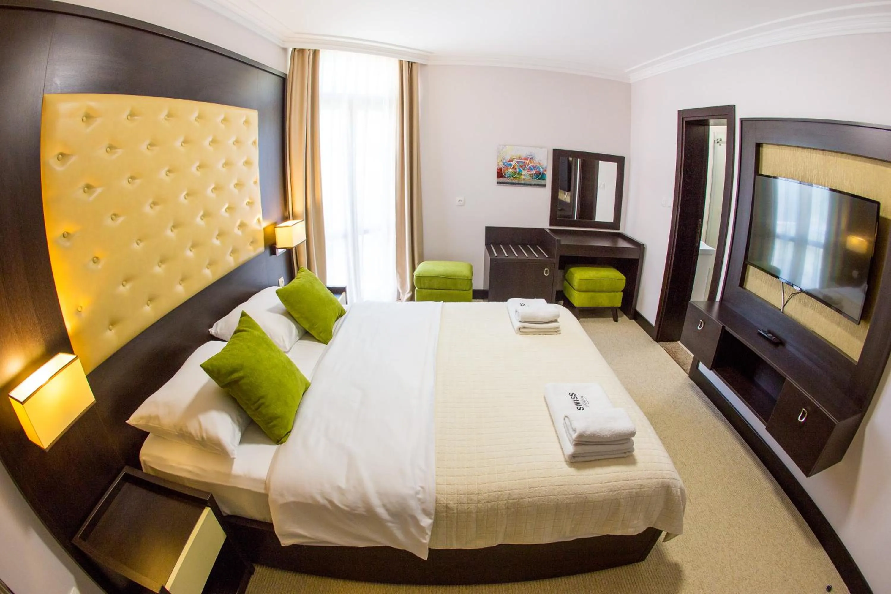 Bed in Swiss Holiday