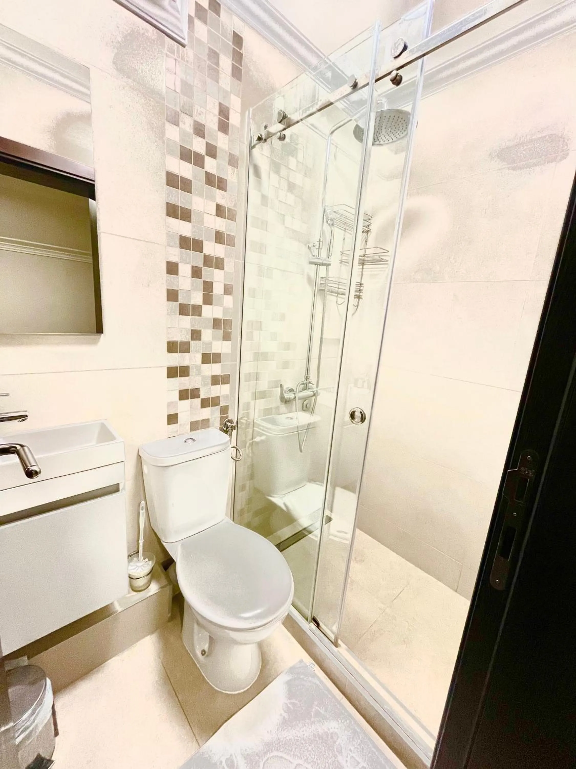 Shower in Swiss Holiday