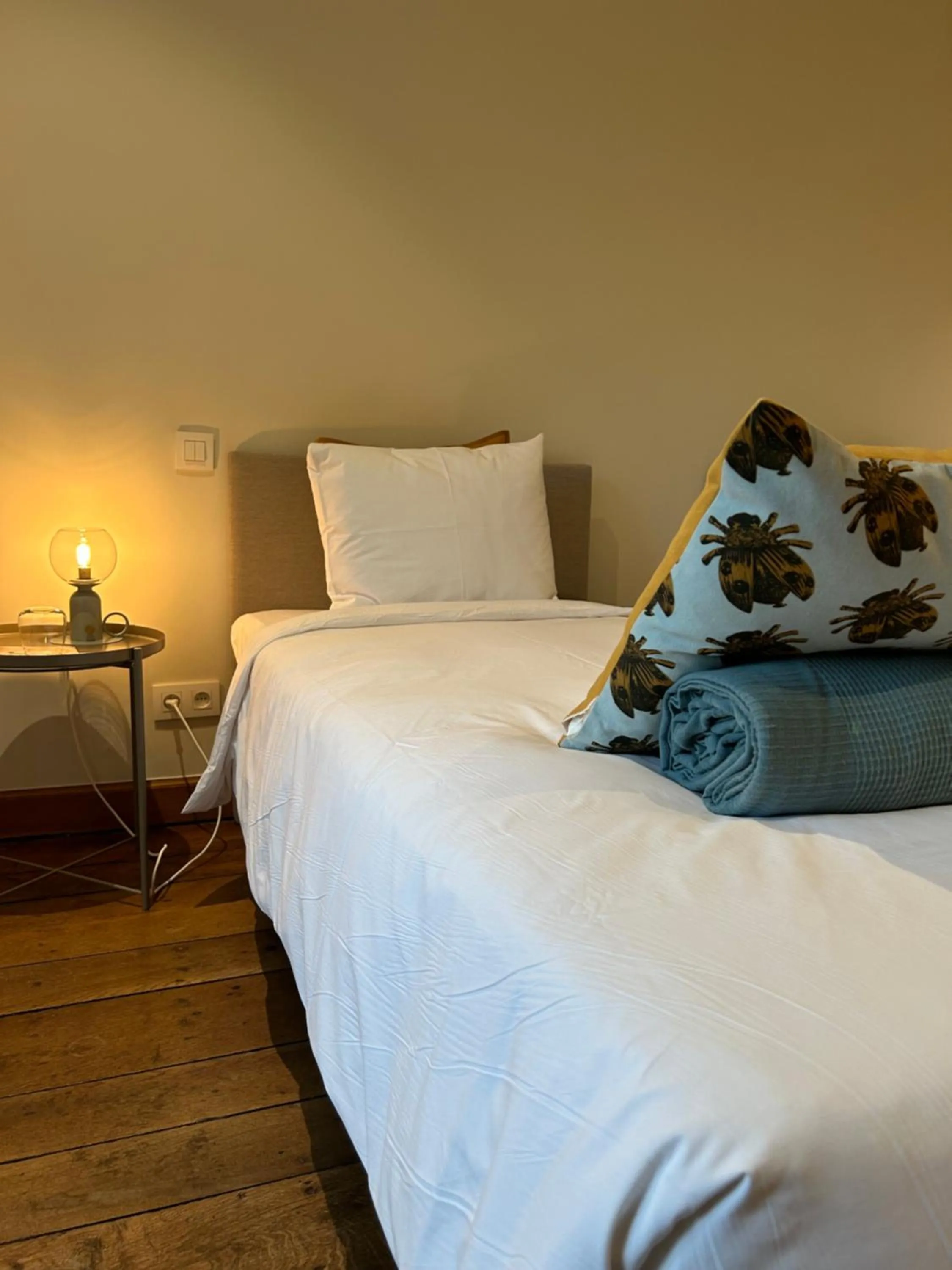 Bed in Château du Pont d'Oye