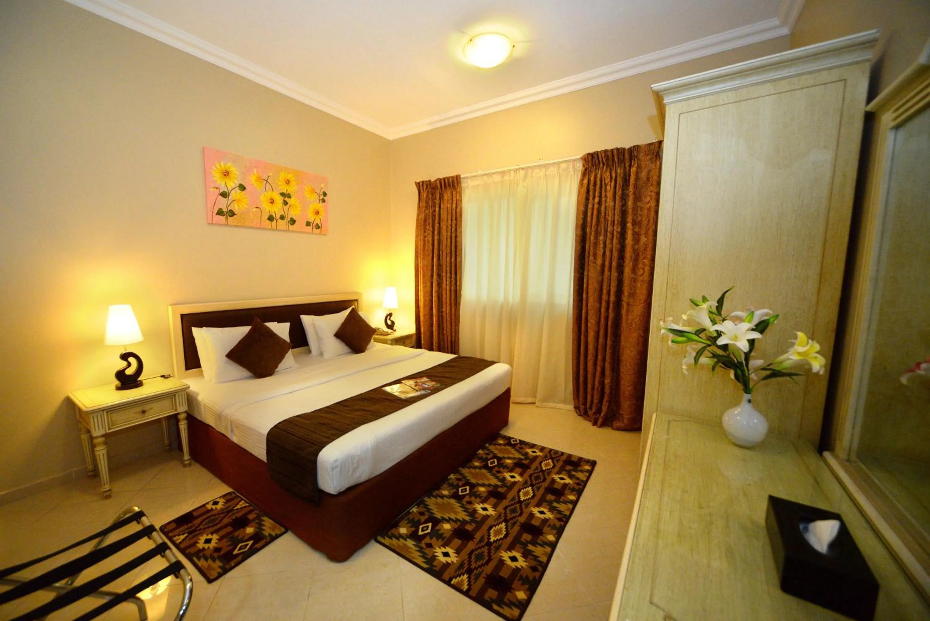 Bedroom, Bed in Emirates Stars Hotel Apartments Sharjah
