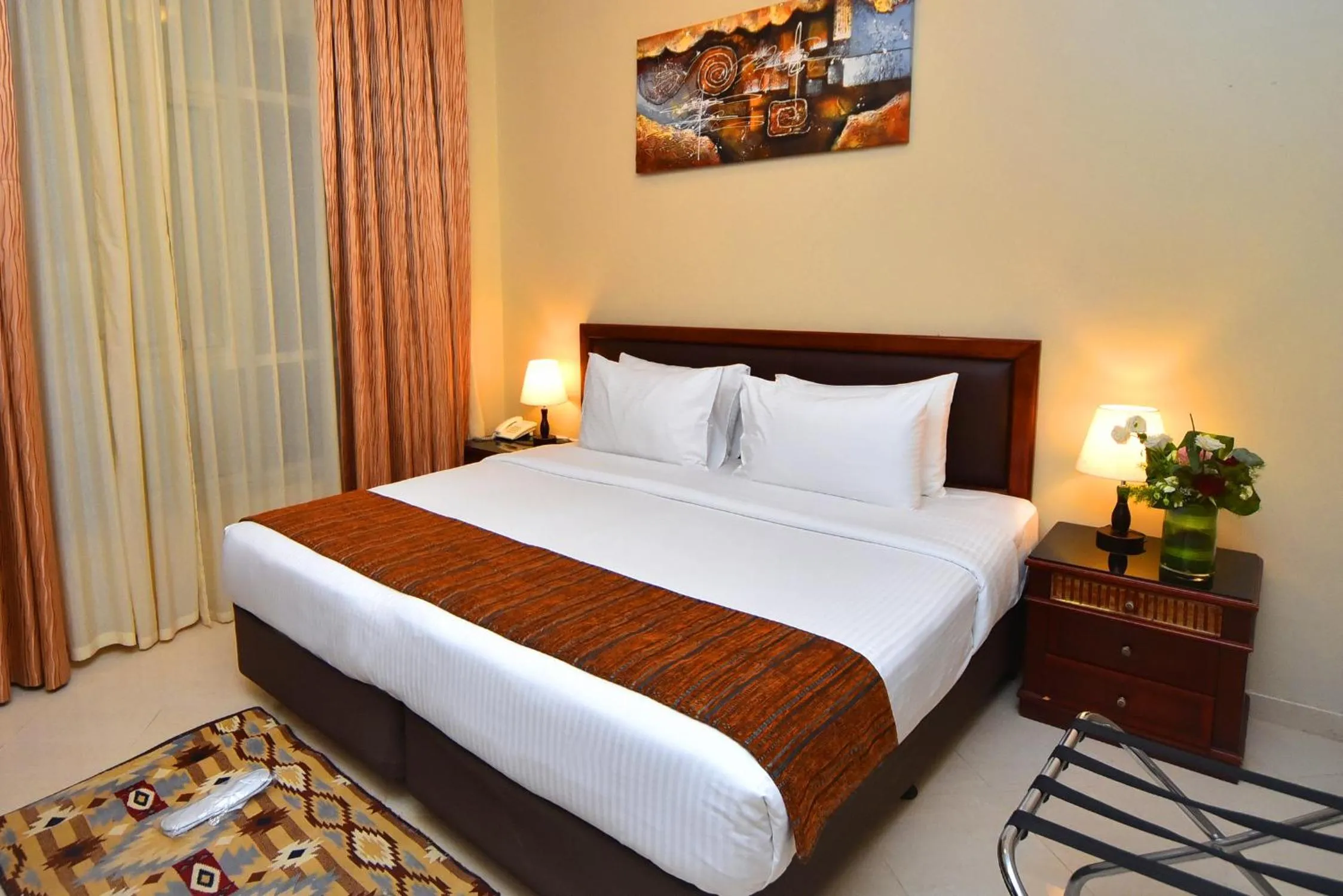 Bedroom, Bed in Emirates Stars Hotel Apartments Sharjah
