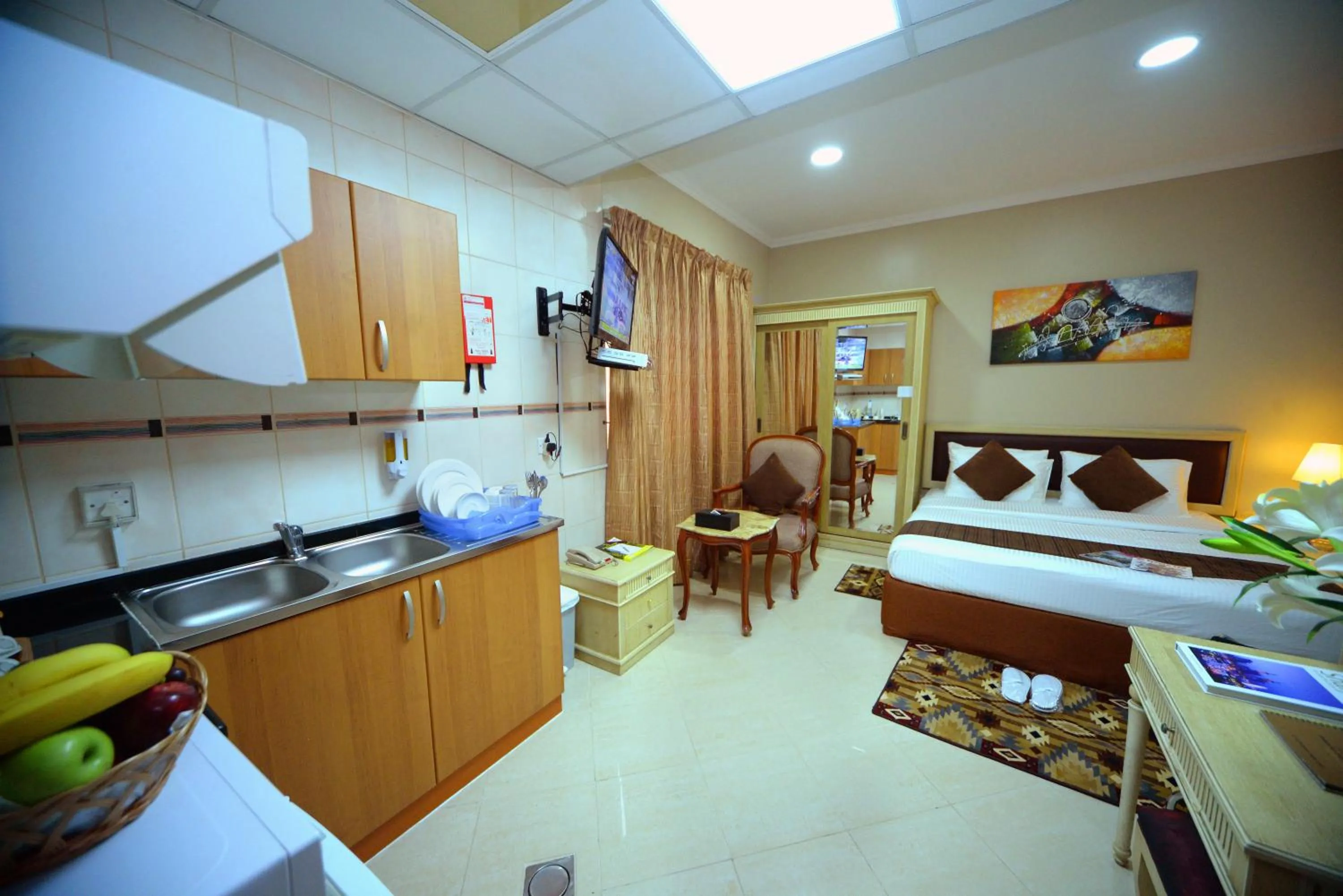 Photo of the whole room, Bed in Emirates Stars Hotel Apartments Sharjah