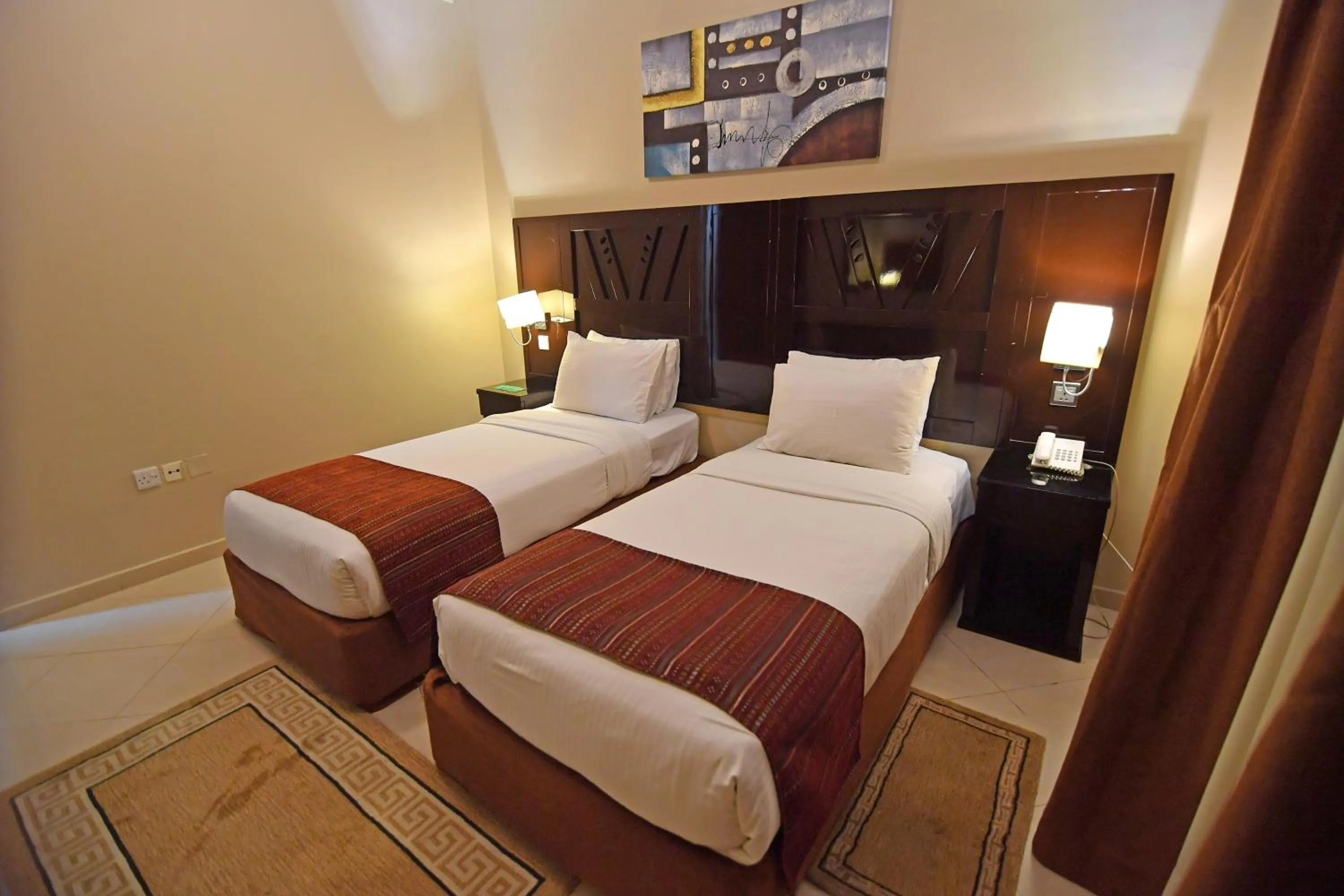 Bedroom, Bed in Emirates Stars Hotel Apartments Sharjah