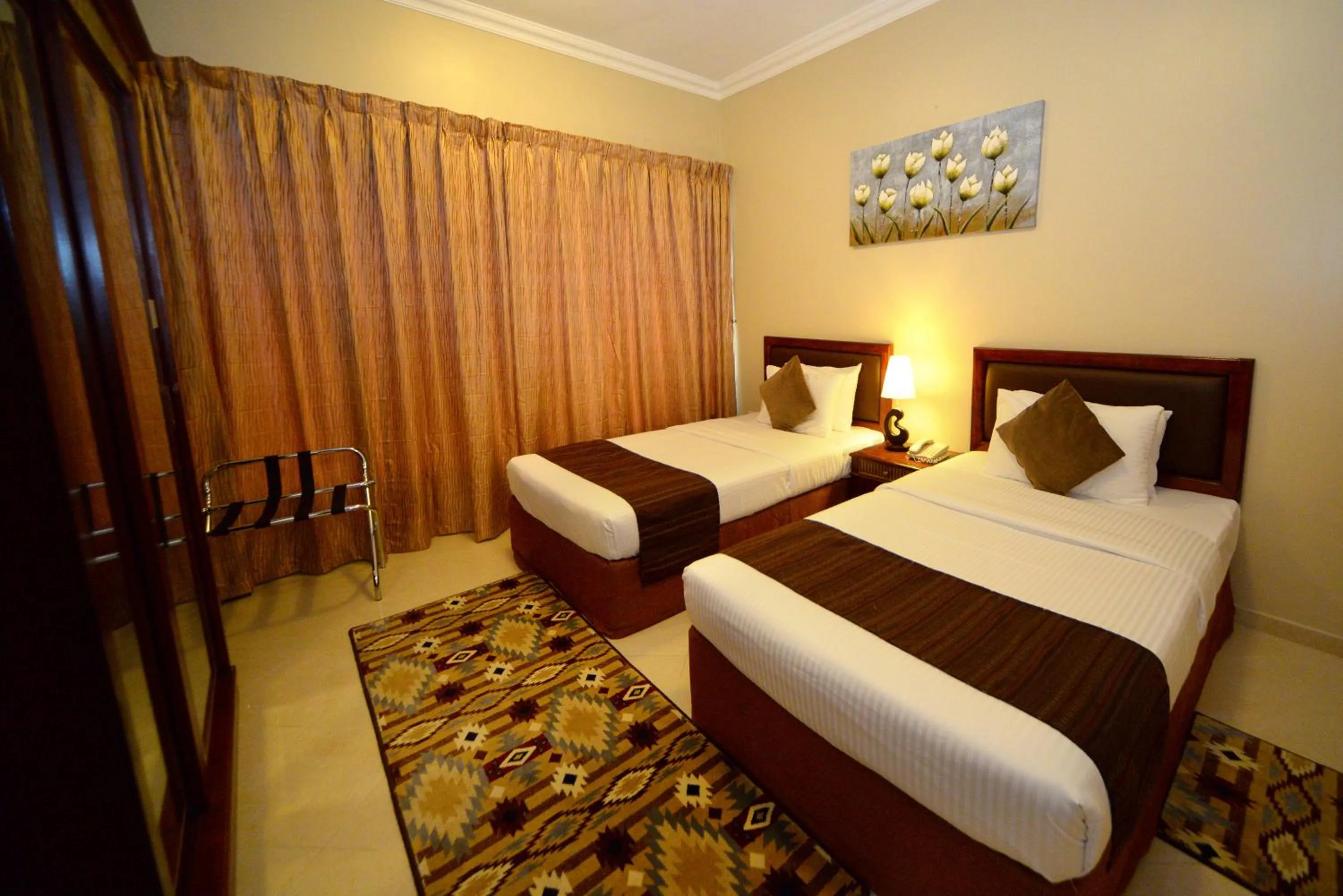 Bedroom, Bed in Emirates Stars Hotel Apartments Sharjah