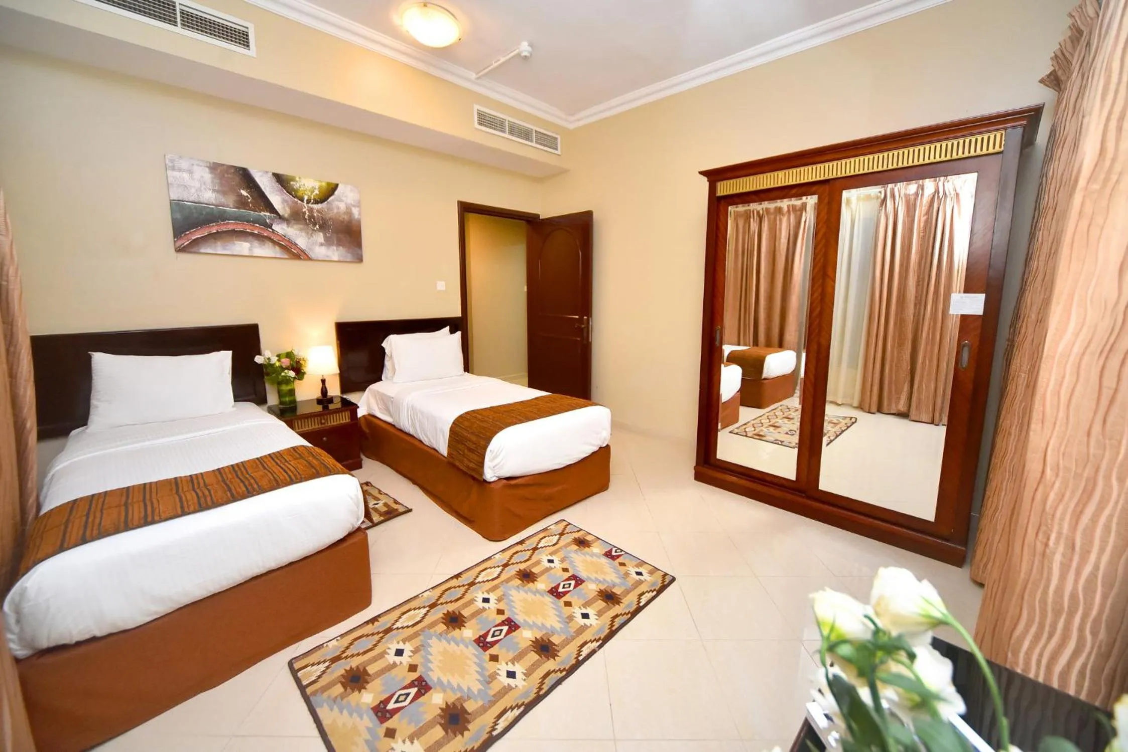 Bedroom, Bed in Emirates Stars Hotel Apartments Sharjah