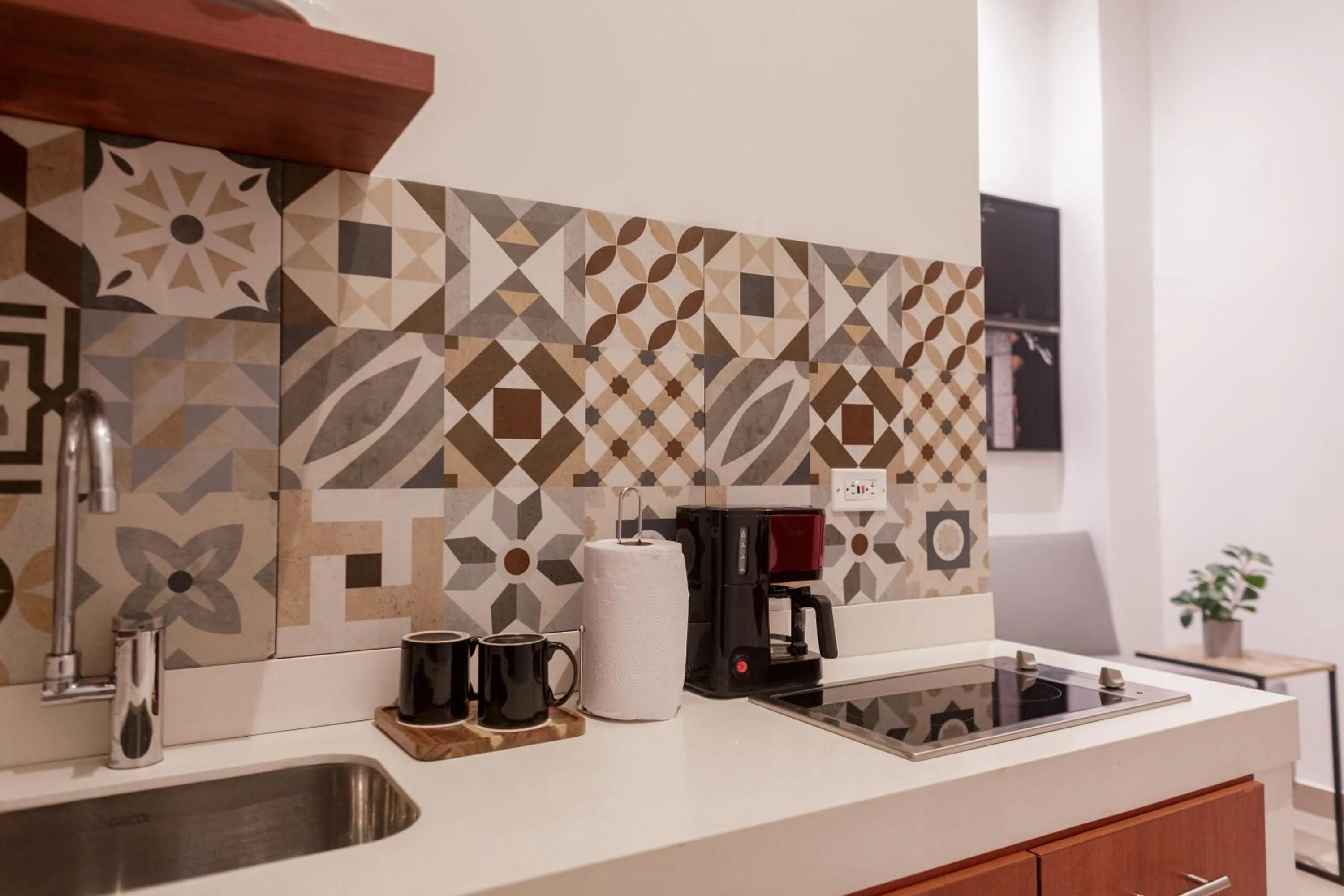 Kitchen or kitchenette in Ganem Suites Cartagena