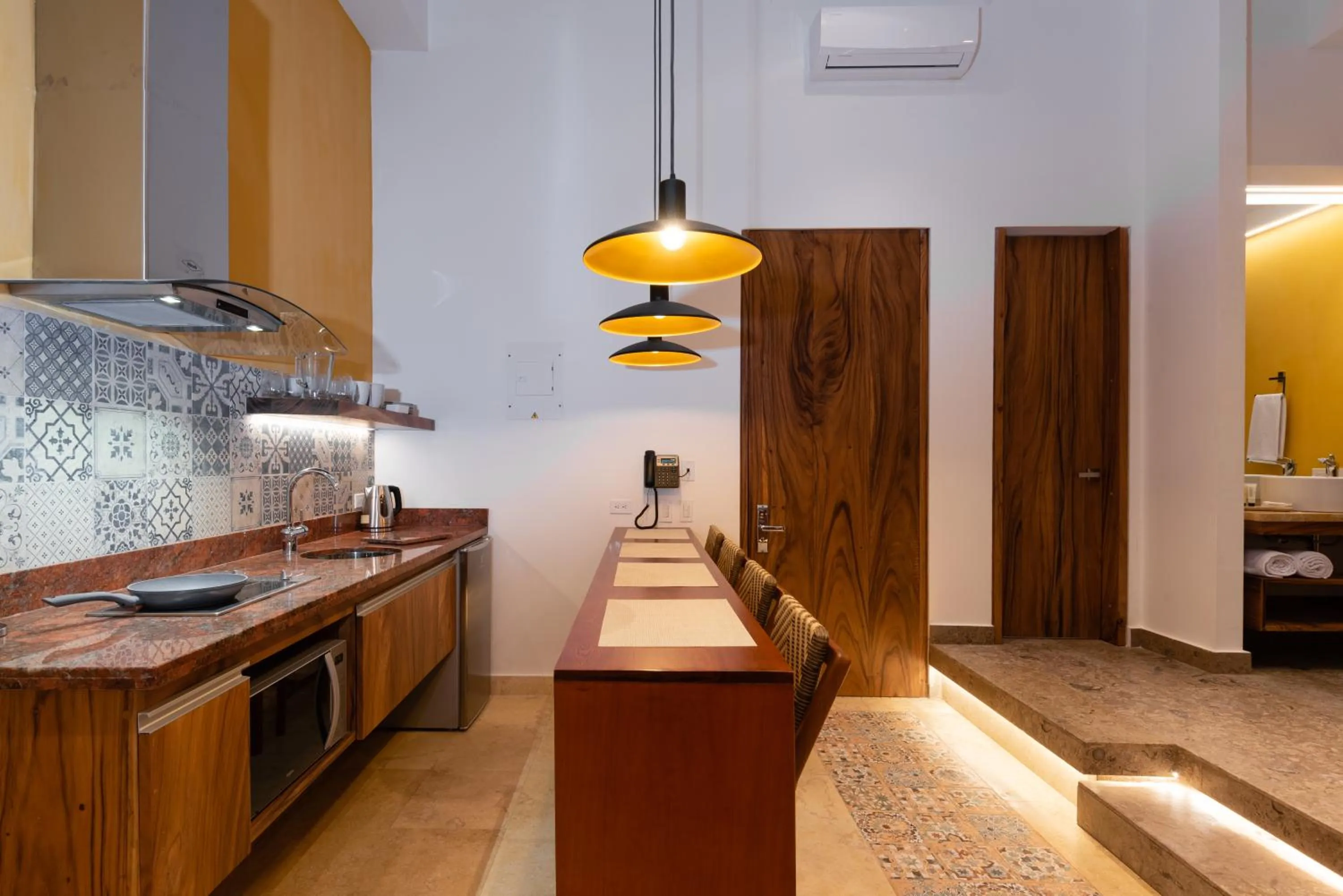 Kitchen or kitchenette in Ganem Suites Cartagena