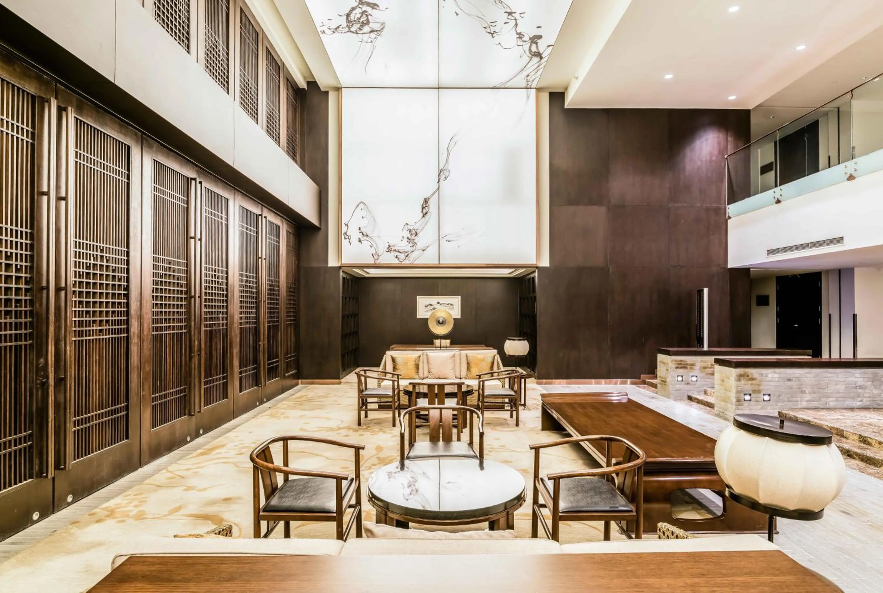 Seating area in CITIC Pacific Zhujiajiao Jin Jiang Hotel