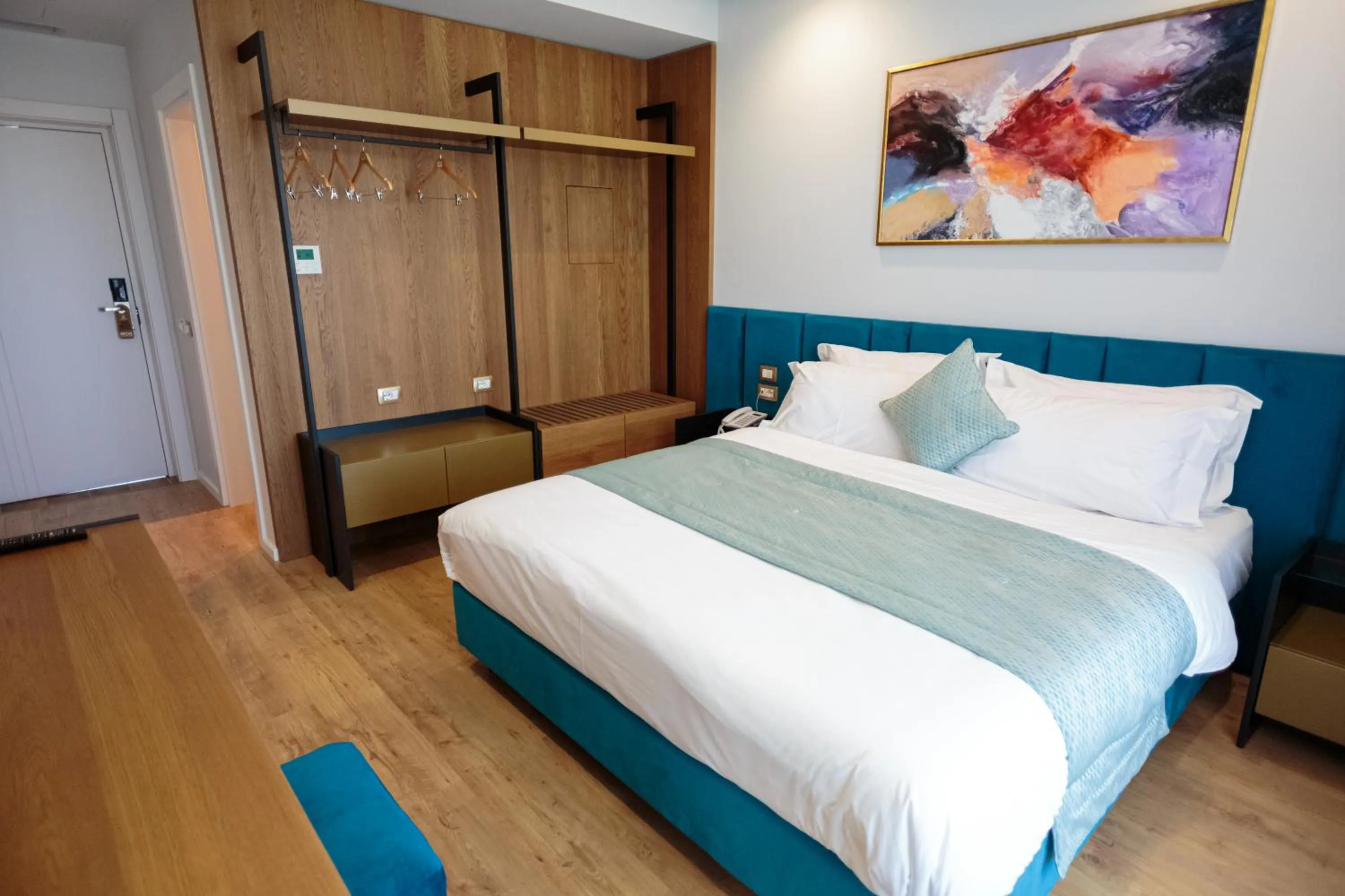 Photo of the whole room, Bed in Ames Hotel & SPA