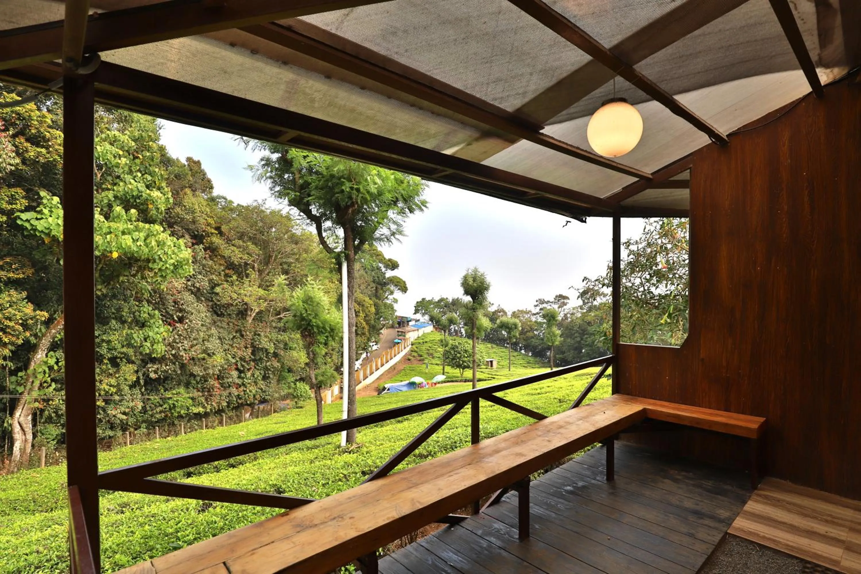 Patio in De Rock Jungle Living Resort
