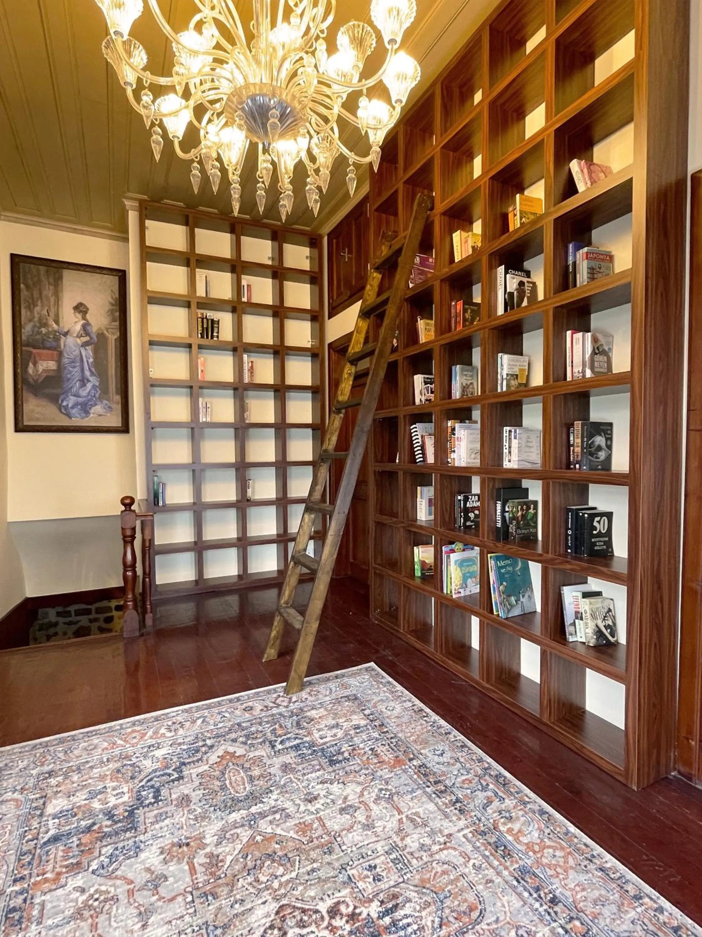 Library, Bed in Hotel Mille Kaleiçi