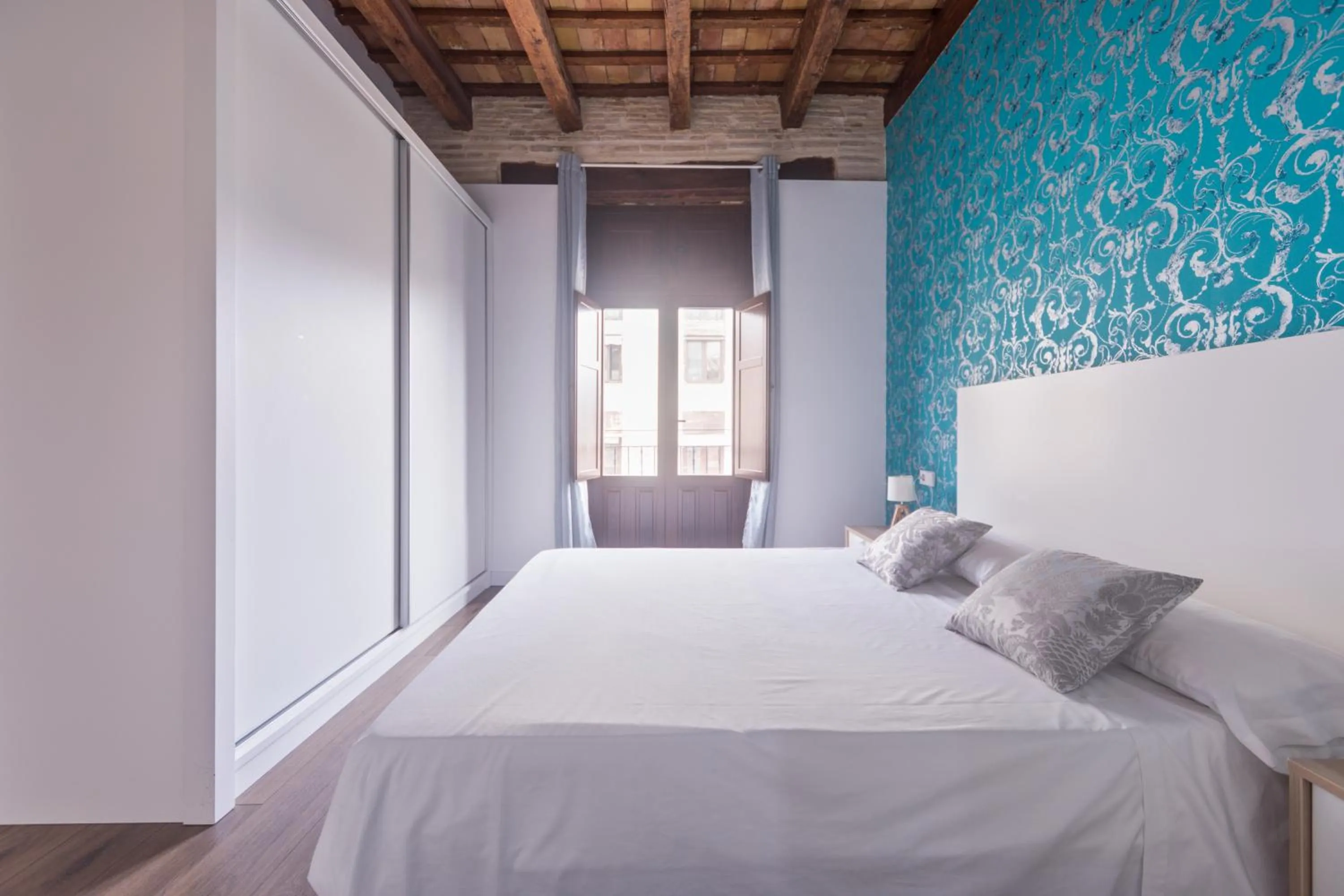 Bed in San Miguel, Luxury apartments.