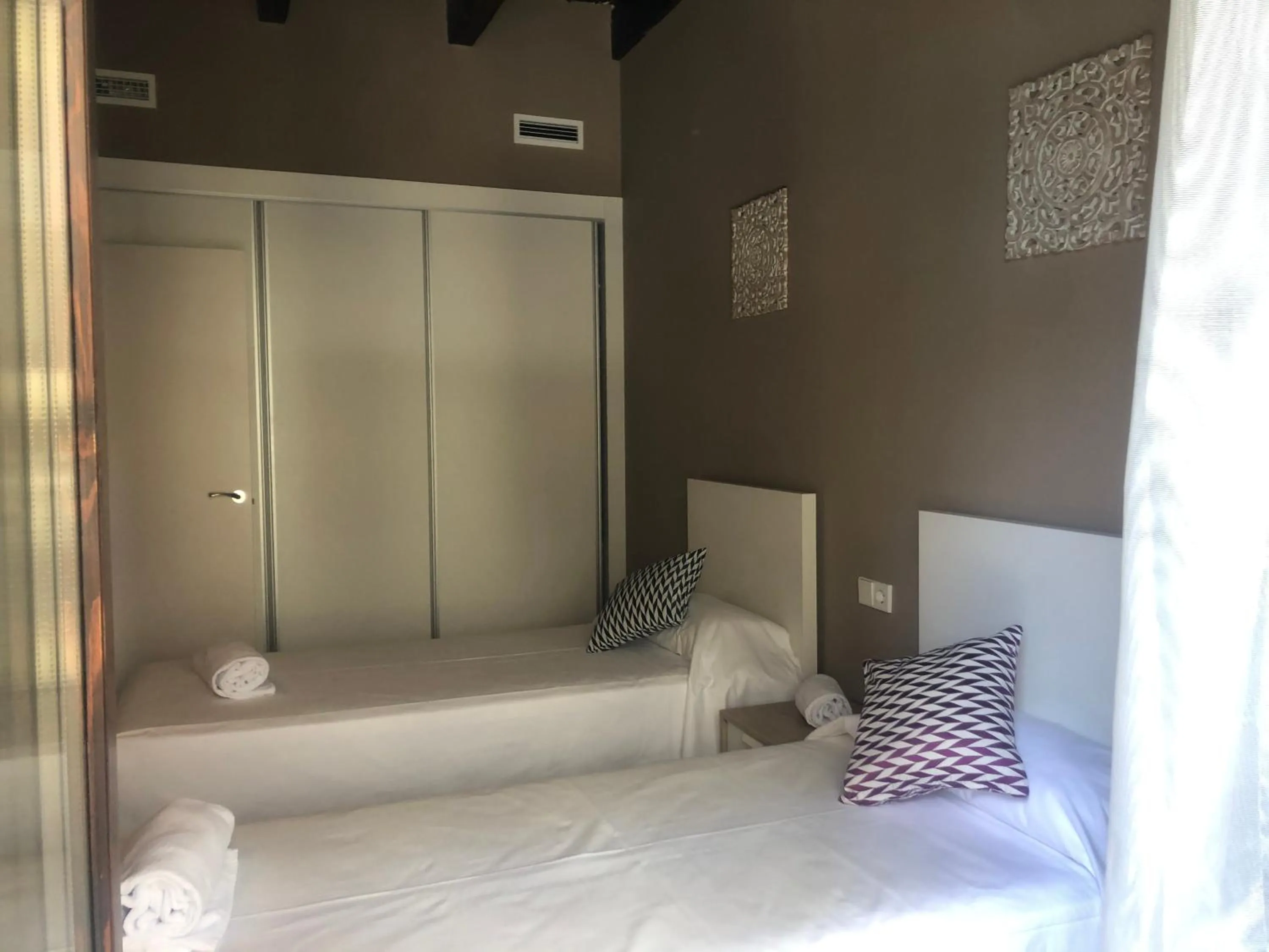 Bedroom, Bed in San Miguel, Luxury apartments.
