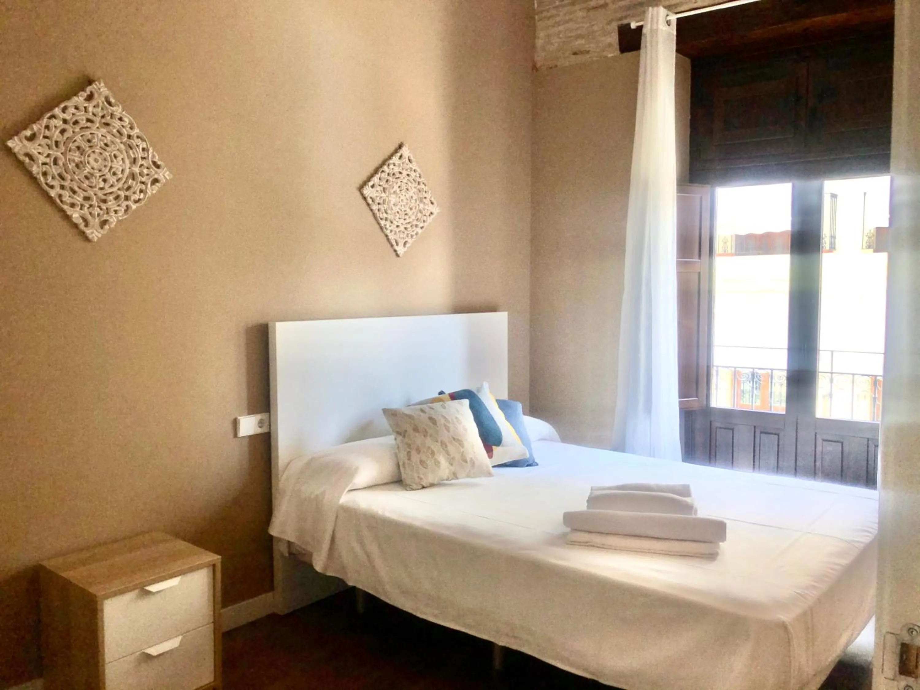 Bed in San Miguel, Luxury apartments.