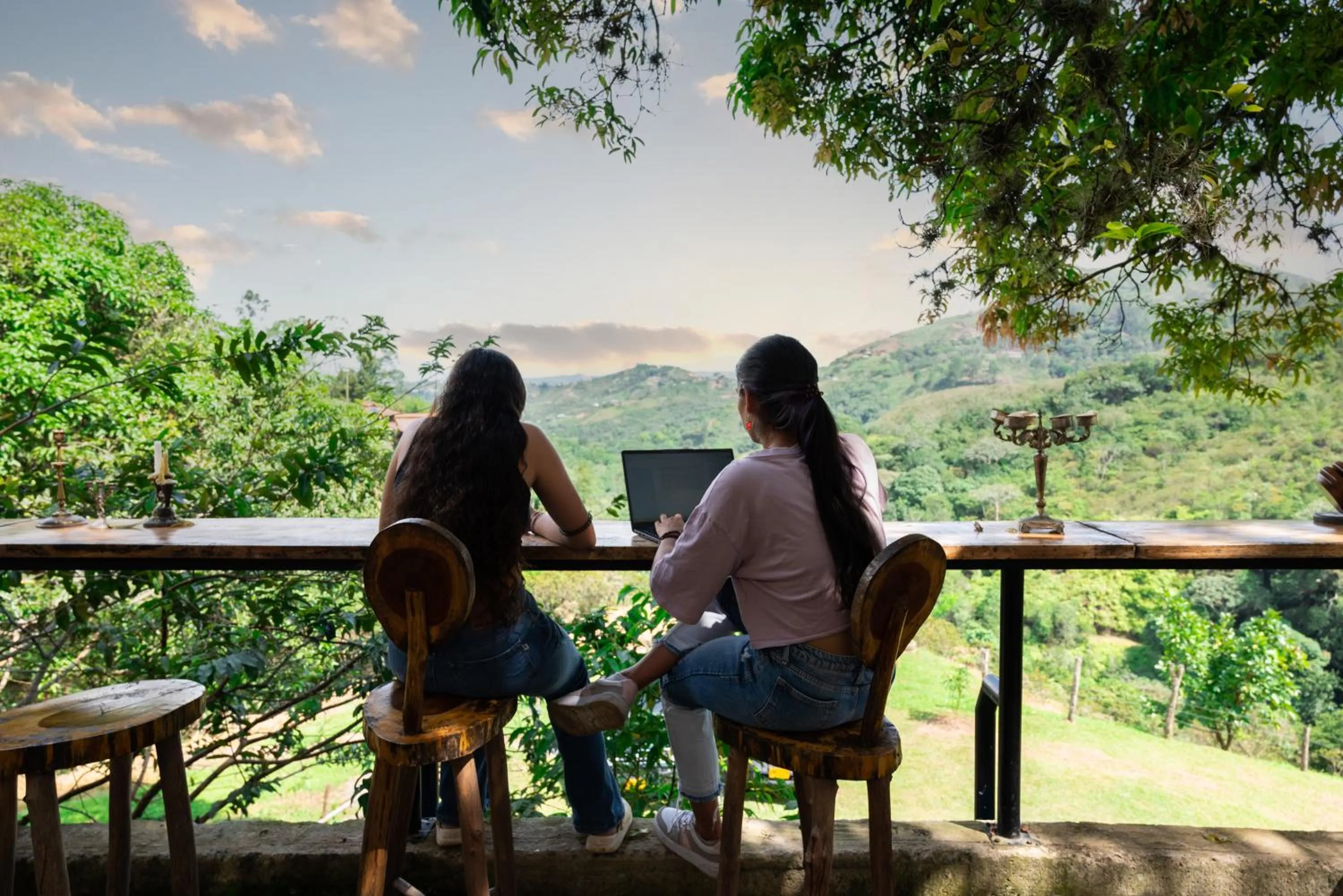 Seating area in BOSQUE EL DESCANSO