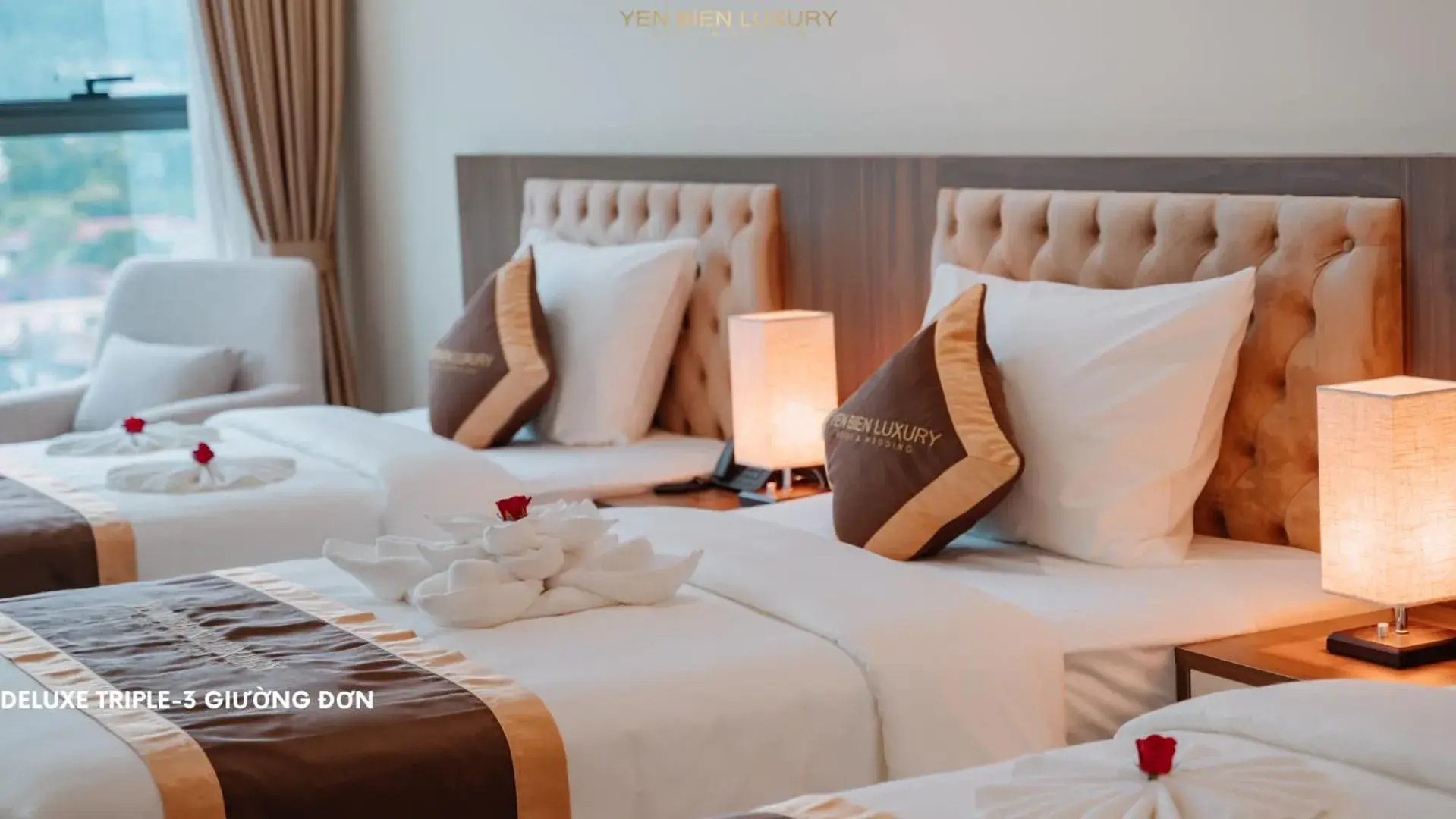 Bed in YEN BIEN LUXURY HOTEL Bed in YEN BIEN LUXURY HOTEL