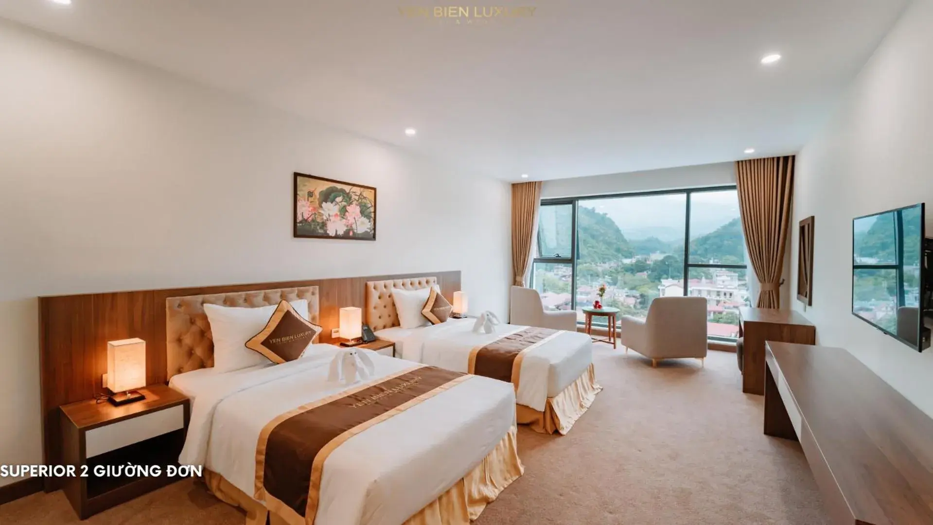 Bed in YEN BIEN LUXURY HOTEL Bed in YEN BIEN LUXURY HOTEL