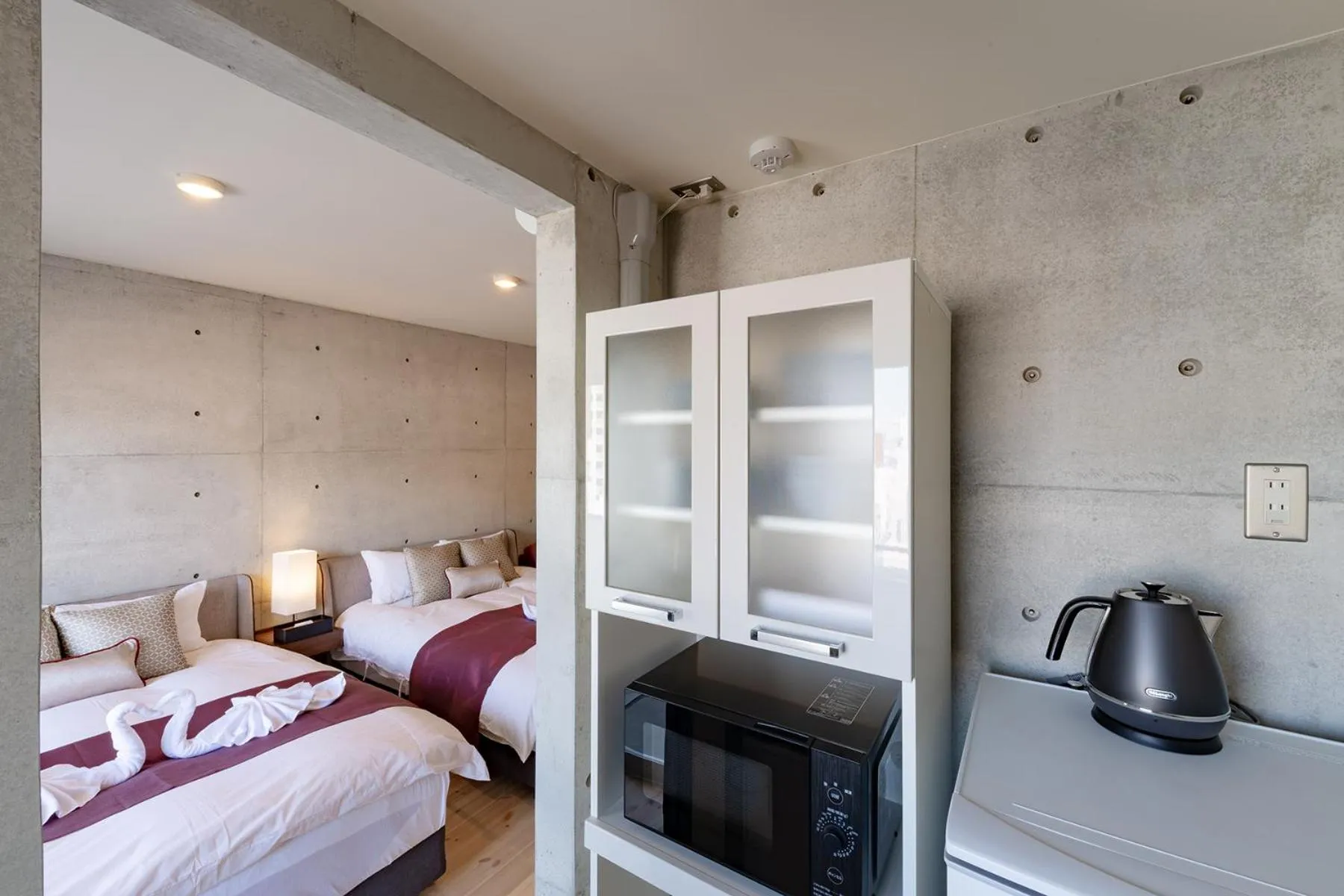 Kitchen or kitchenette, Bed in Tamatsukuri Daifuji Kan