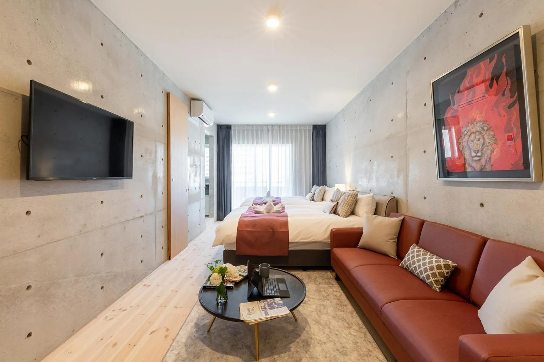 Photo of the whole room in Tamatsukuri Daifuji Kan