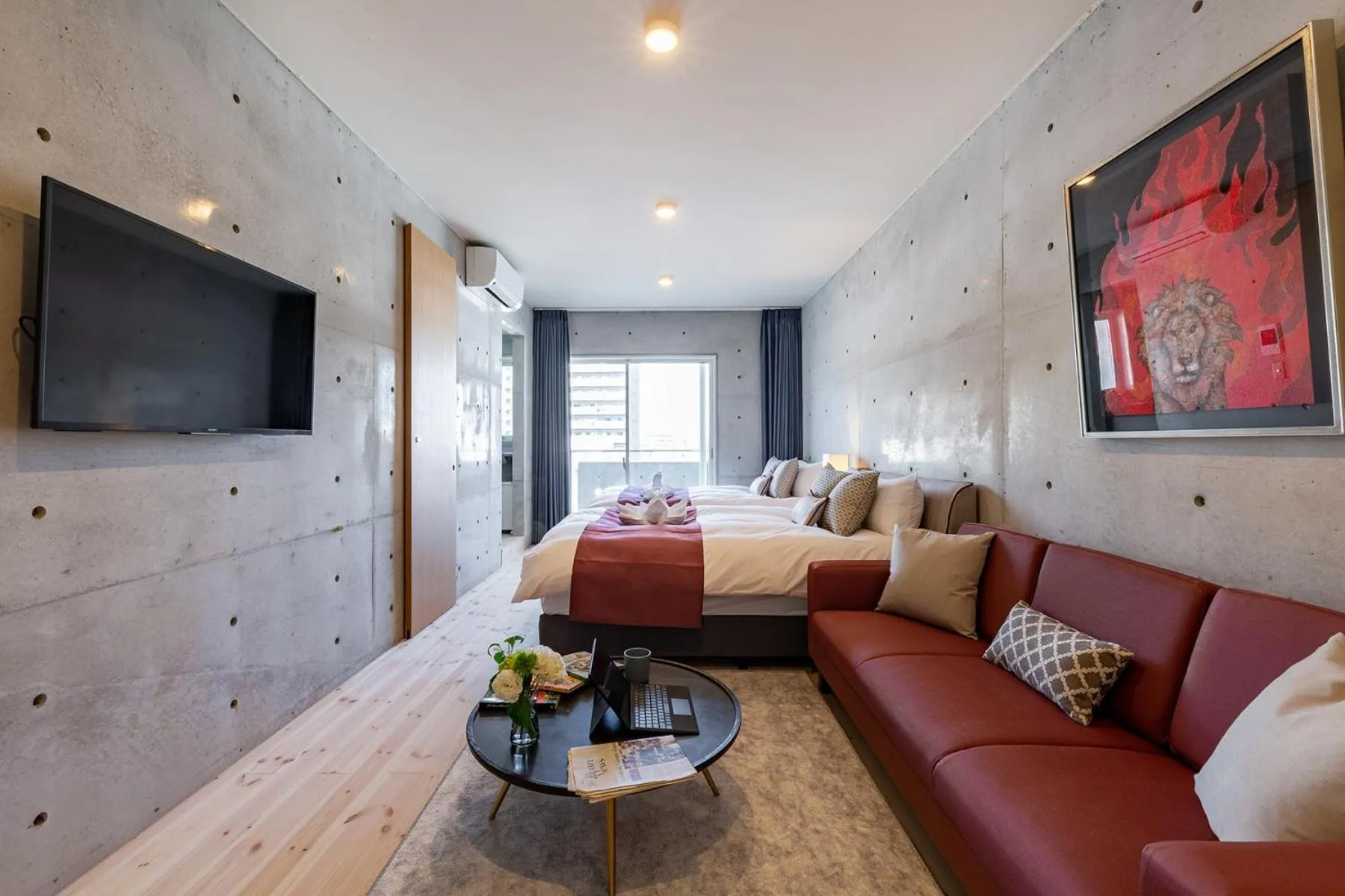 Photo of the whole room in Tamatsukuri Daifuji Kan