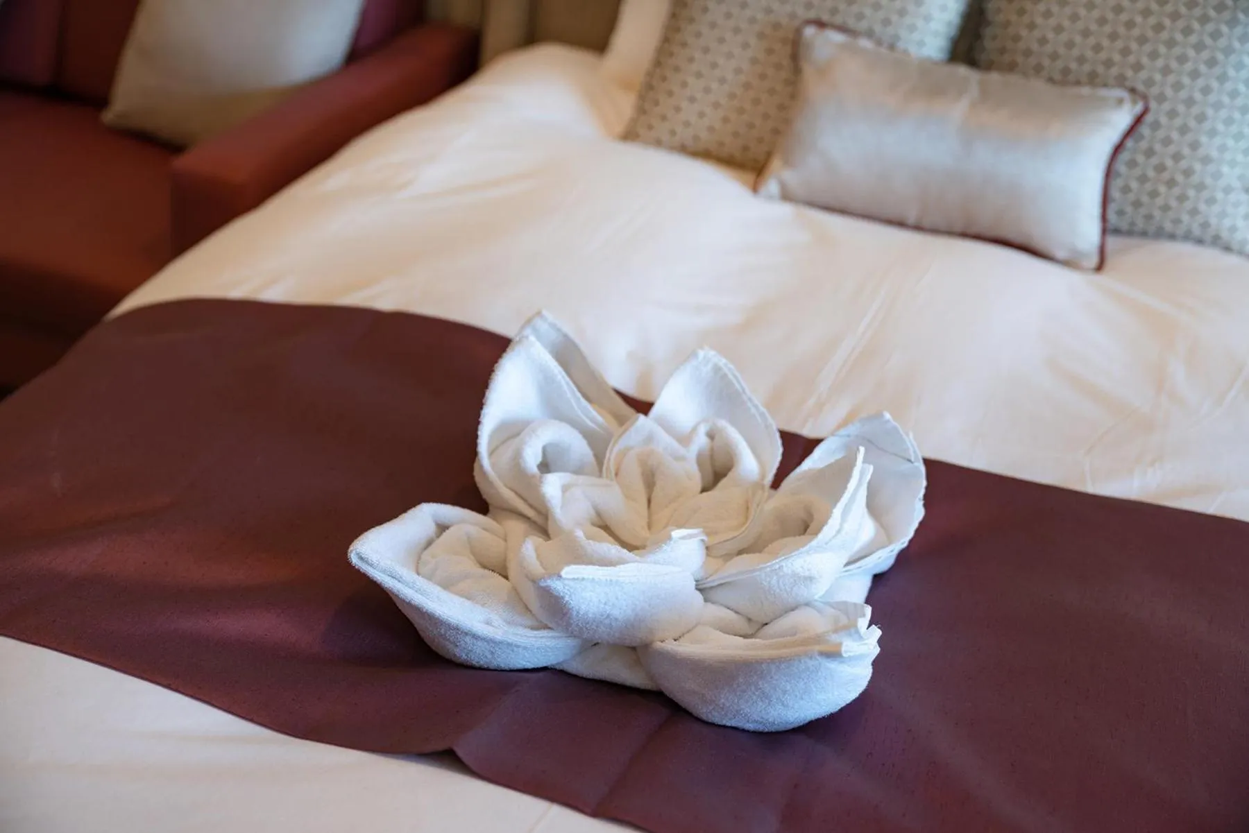 Bed in Tamatsukuri Daifuji Kan