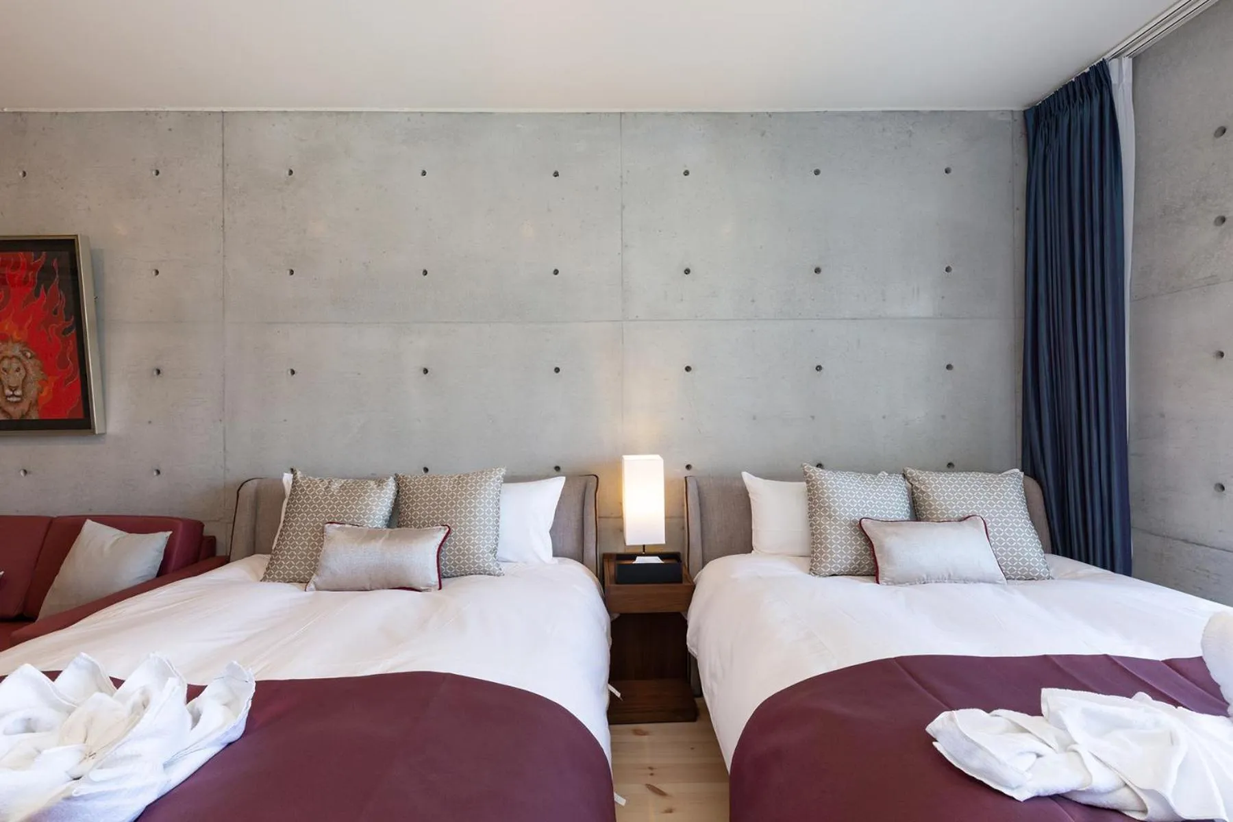 Bed in Tamatsukuri Daifuji Kan