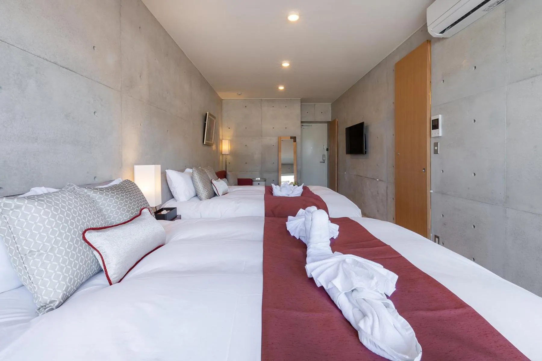 Bed in Tamatsukuri Daifuji Kan