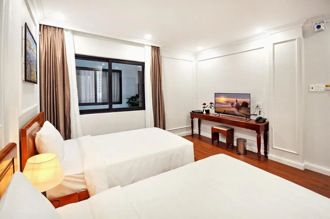 Bed in Sunflower Hotel Phú Yên Bed in Sunflower Hotel Phú Yên