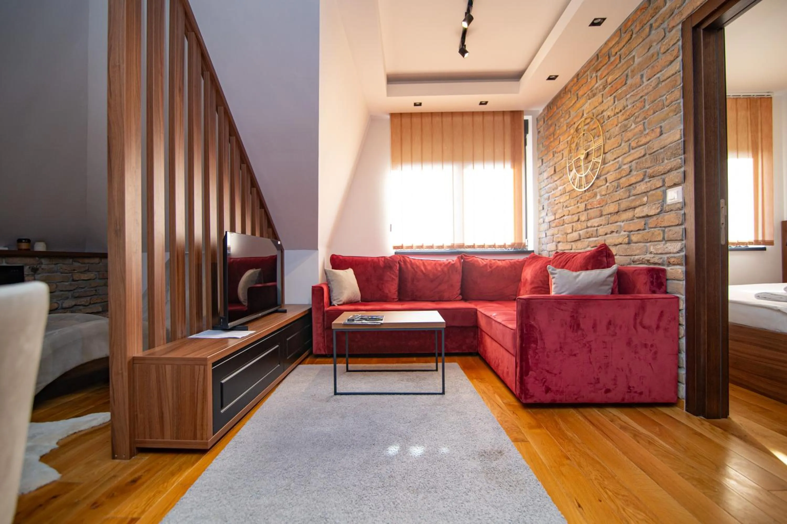 Living room, Bed in Titova Vila Zlatibor