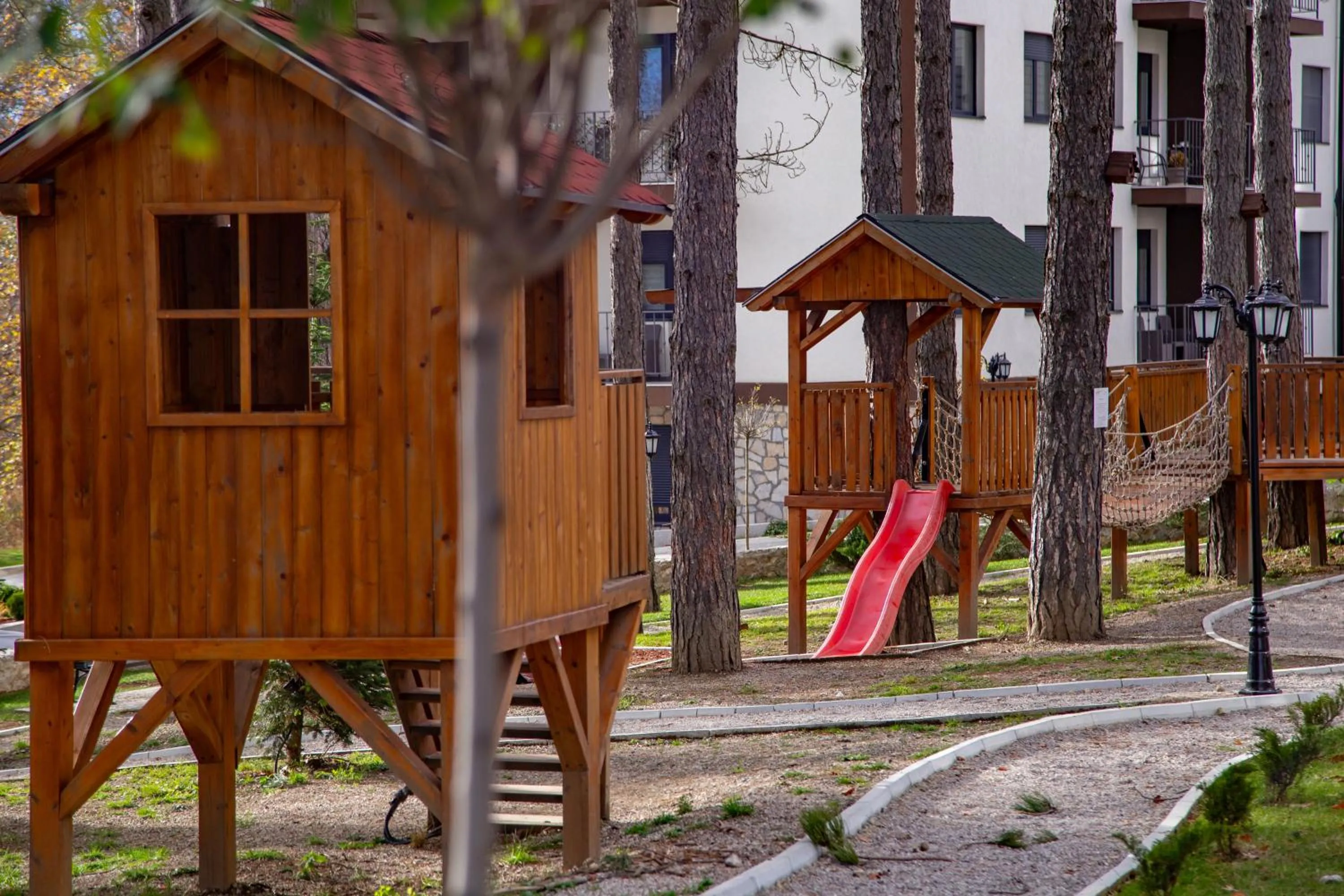 Children play ground in Titova Vila Zlatibor