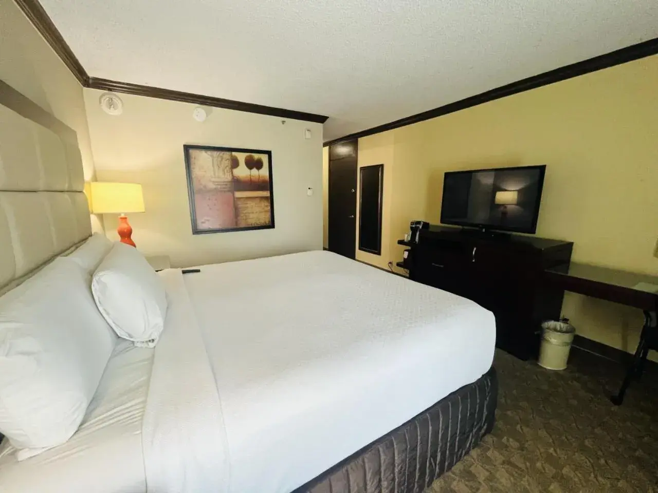 King Room with Bath Tub - Mobility/Hearing Accessible - Non-Smoking in Wingate Houston near NRG Park/Medical Center King Room with Bath Tub - Mobility/Hearing Accessible - Non-Smoking in Wingate Houston near NRG Park/Medical Center