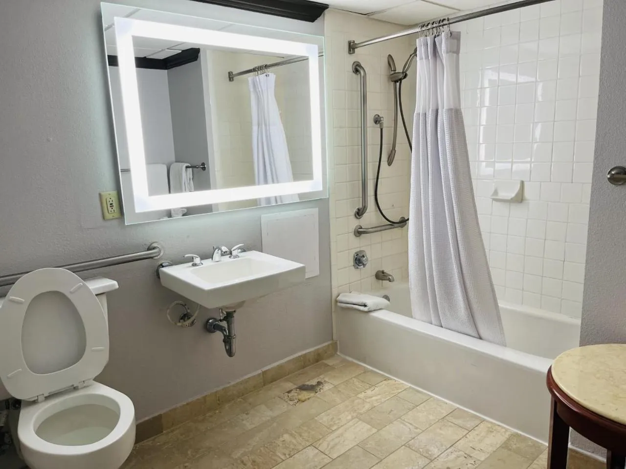 Bathroom in Wingate Houston near NRG Park/Medical Center