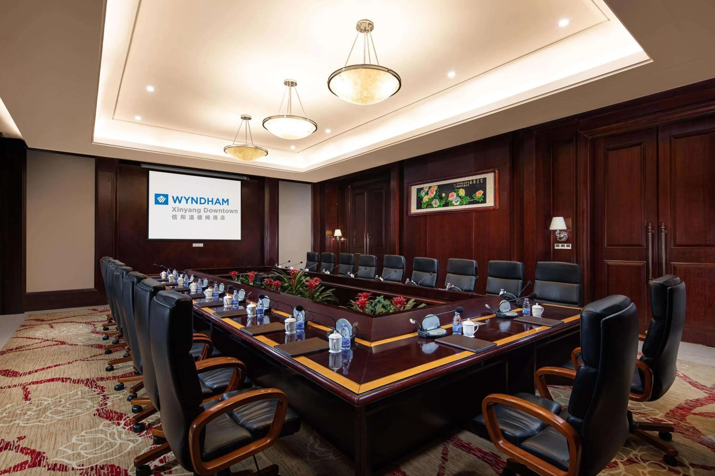 Meeting/conference room in Wyndham Xinyang Downtown