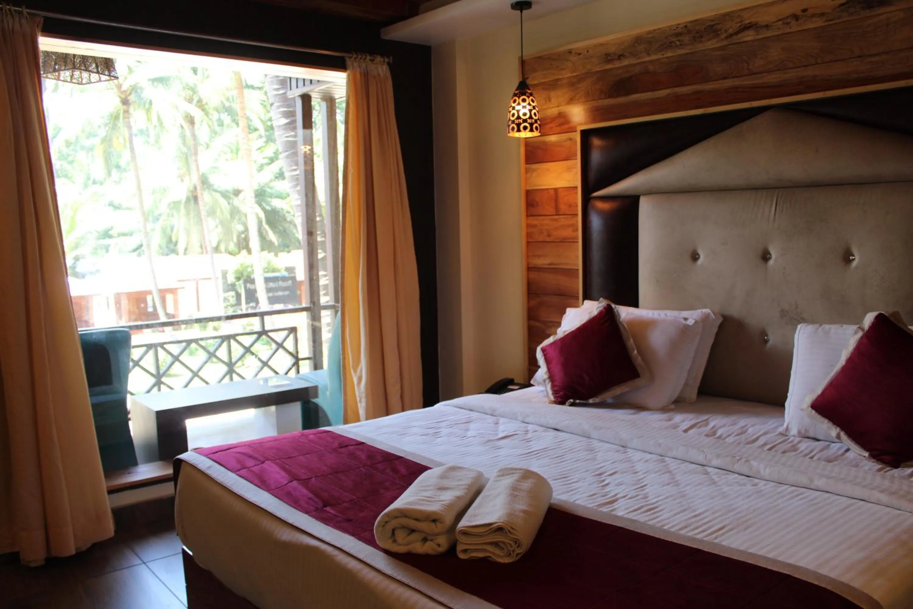 Bed in Pearl Park Beach Resort Private Limited