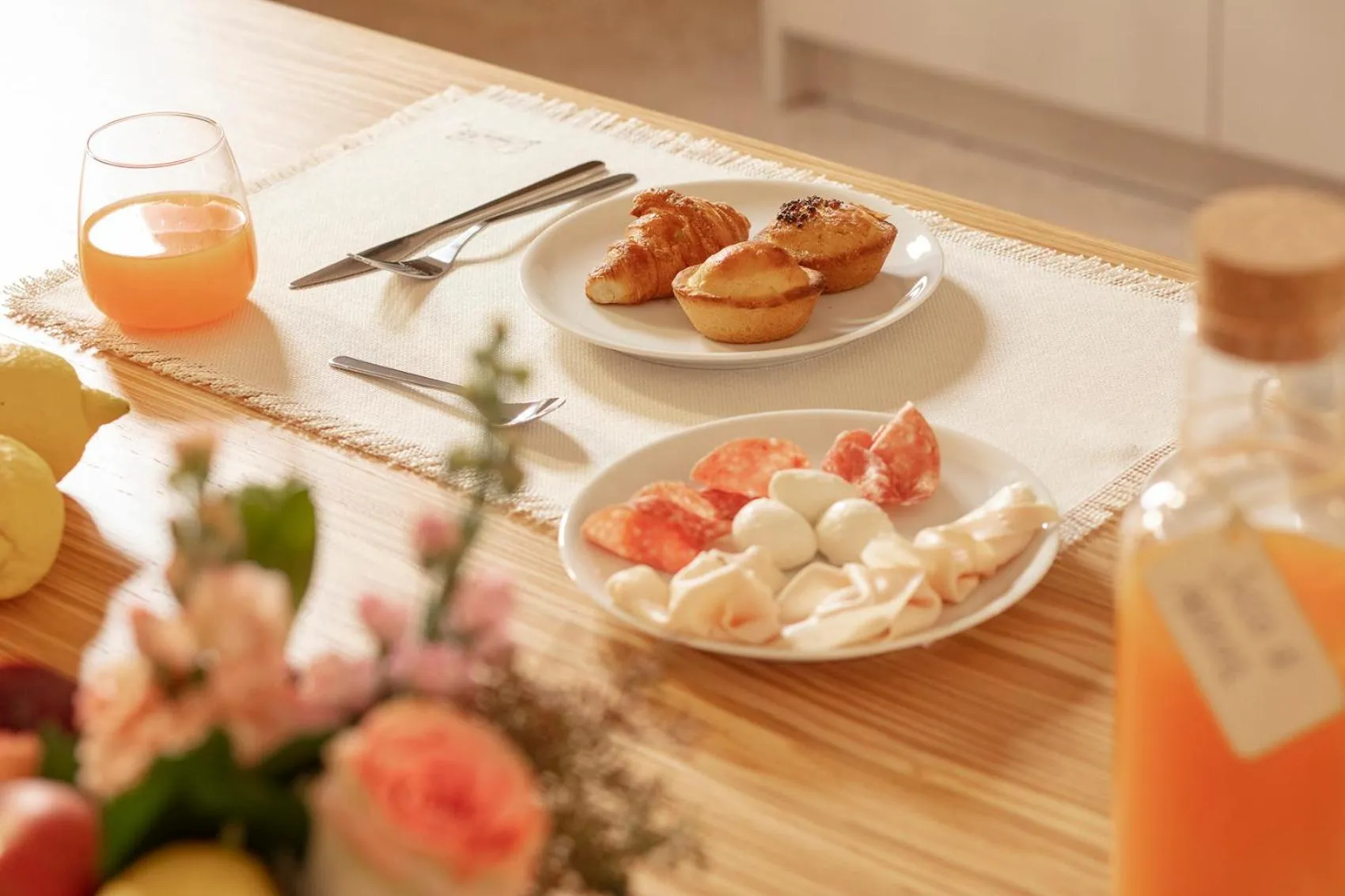 Food and drinks in Palazzo Donna Titì