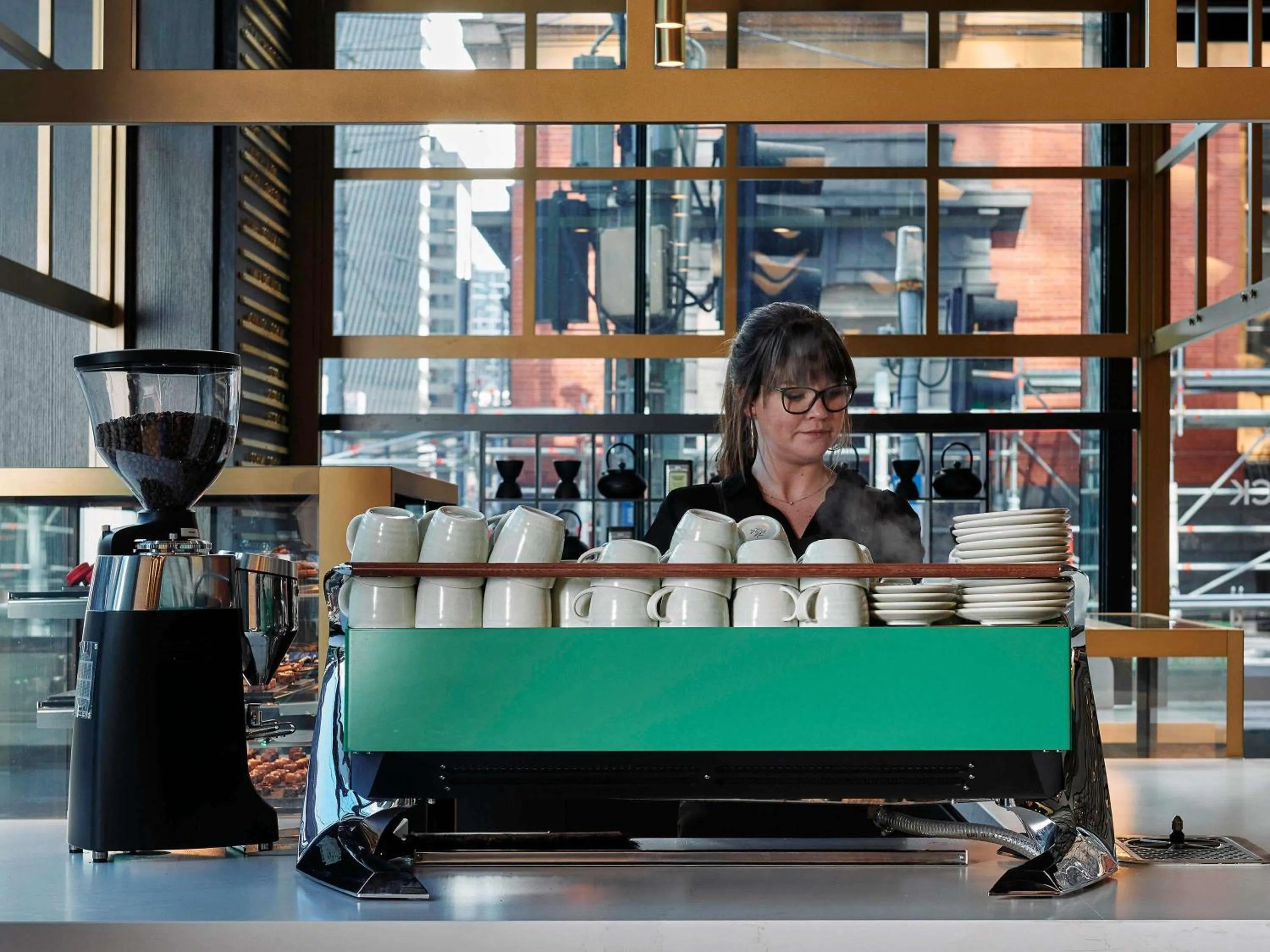 Restaurant/places to eat in Movenpick Hotel Melbourne On Spencer