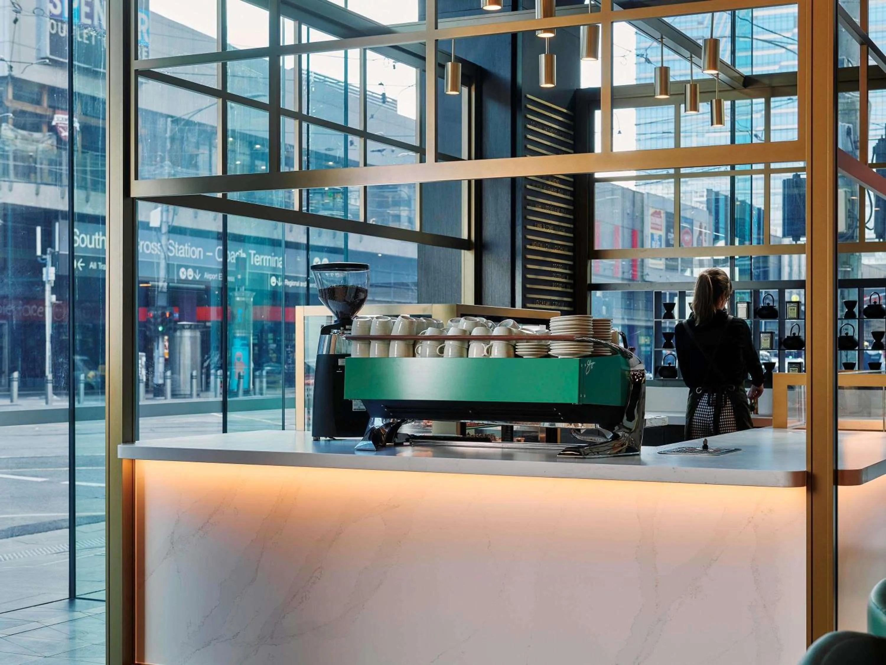 Restaurant/places to eat in Movenpick Hotel Melbourne On Spencer