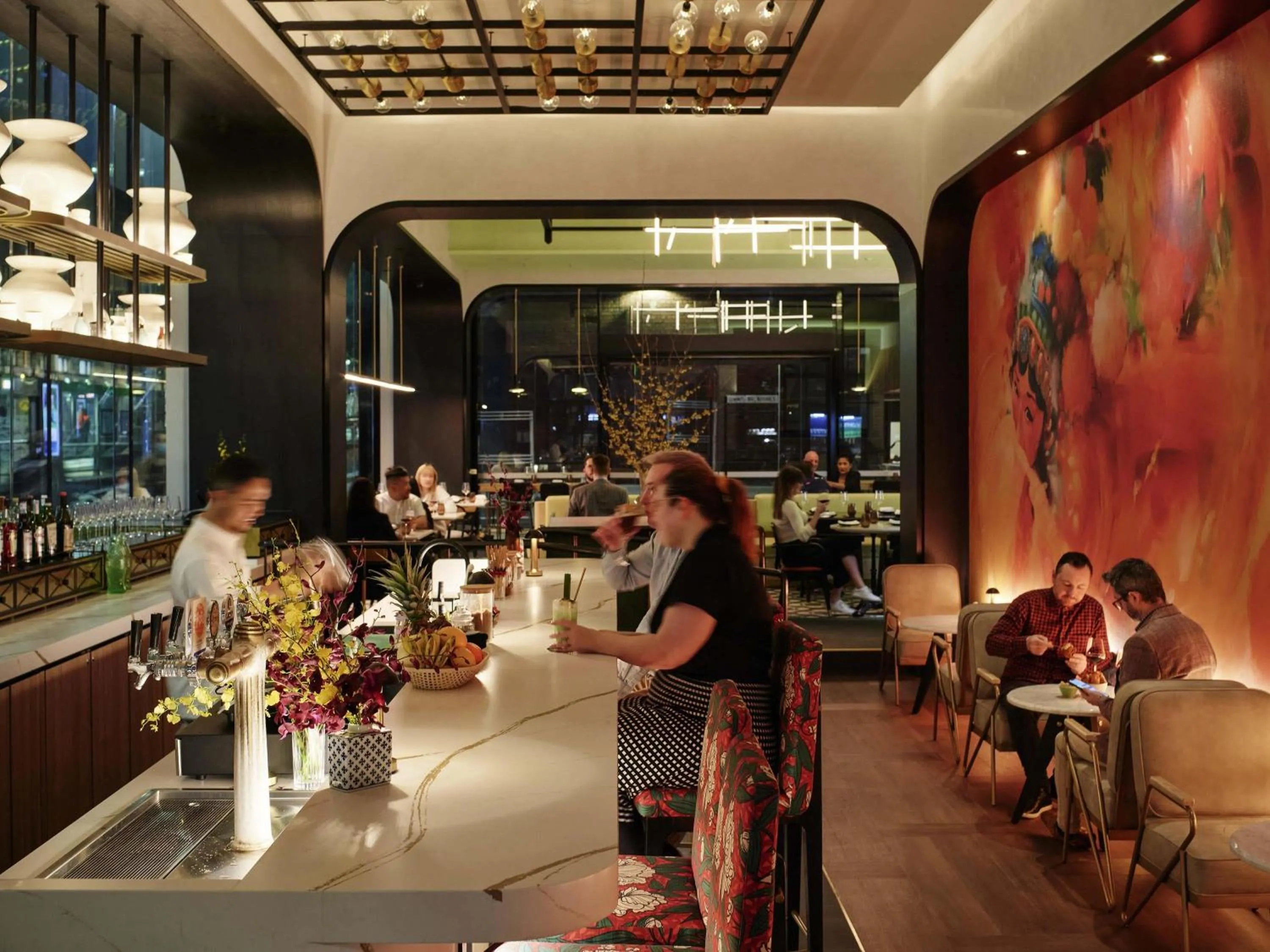 Restaurant/places to eat in Movenpick Hotel Melbourne On Spencer