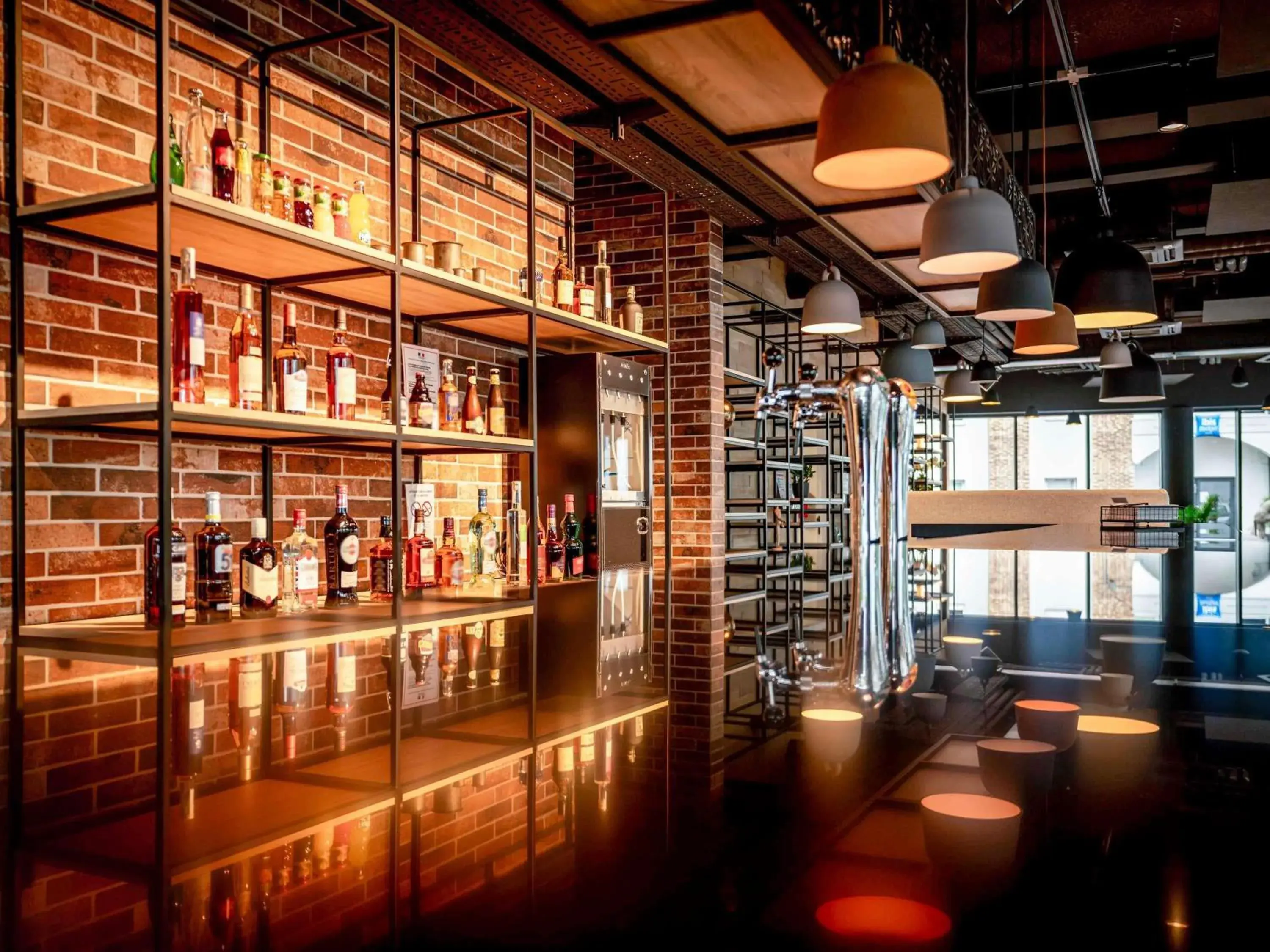 Lounge or bar in ibis Styles Valenciennes Petite Foret Lounge or bar in ibis Styles Valenciennes Petite Foret