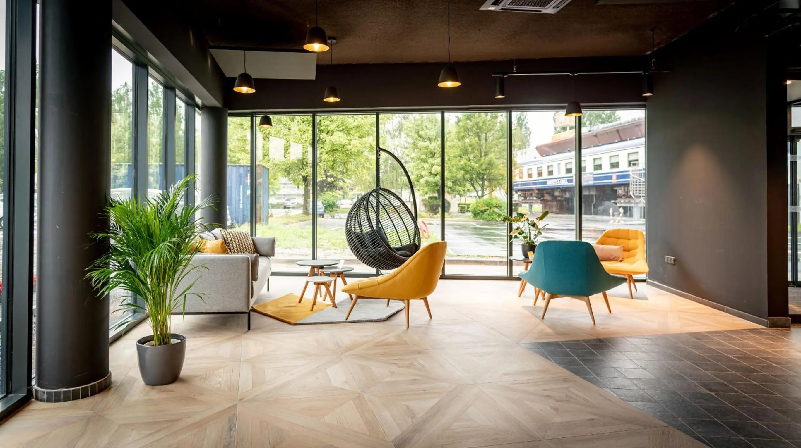 Living room in ibis Styles Valenciennes Petite Foret