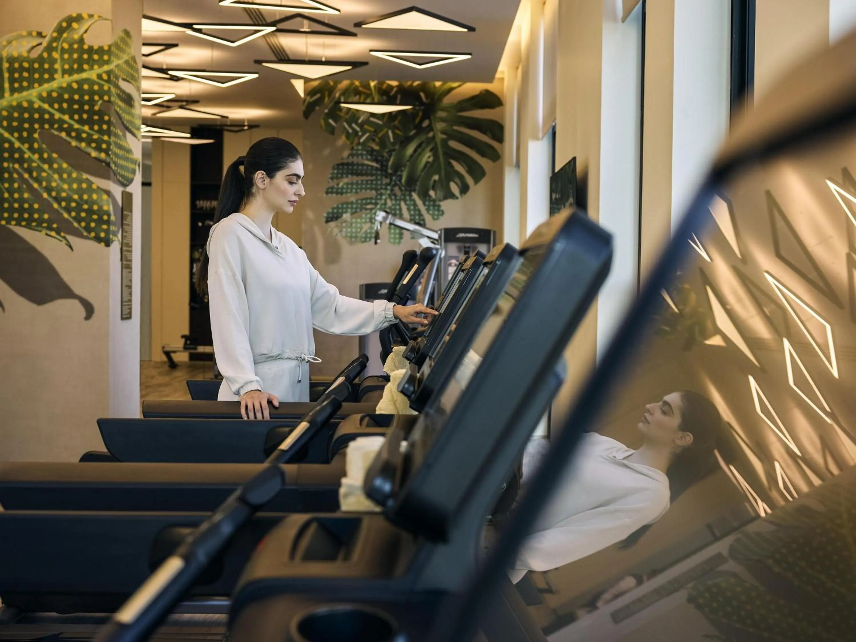 Fitness centre/facilities in Fairmont Ramla Riyadh
