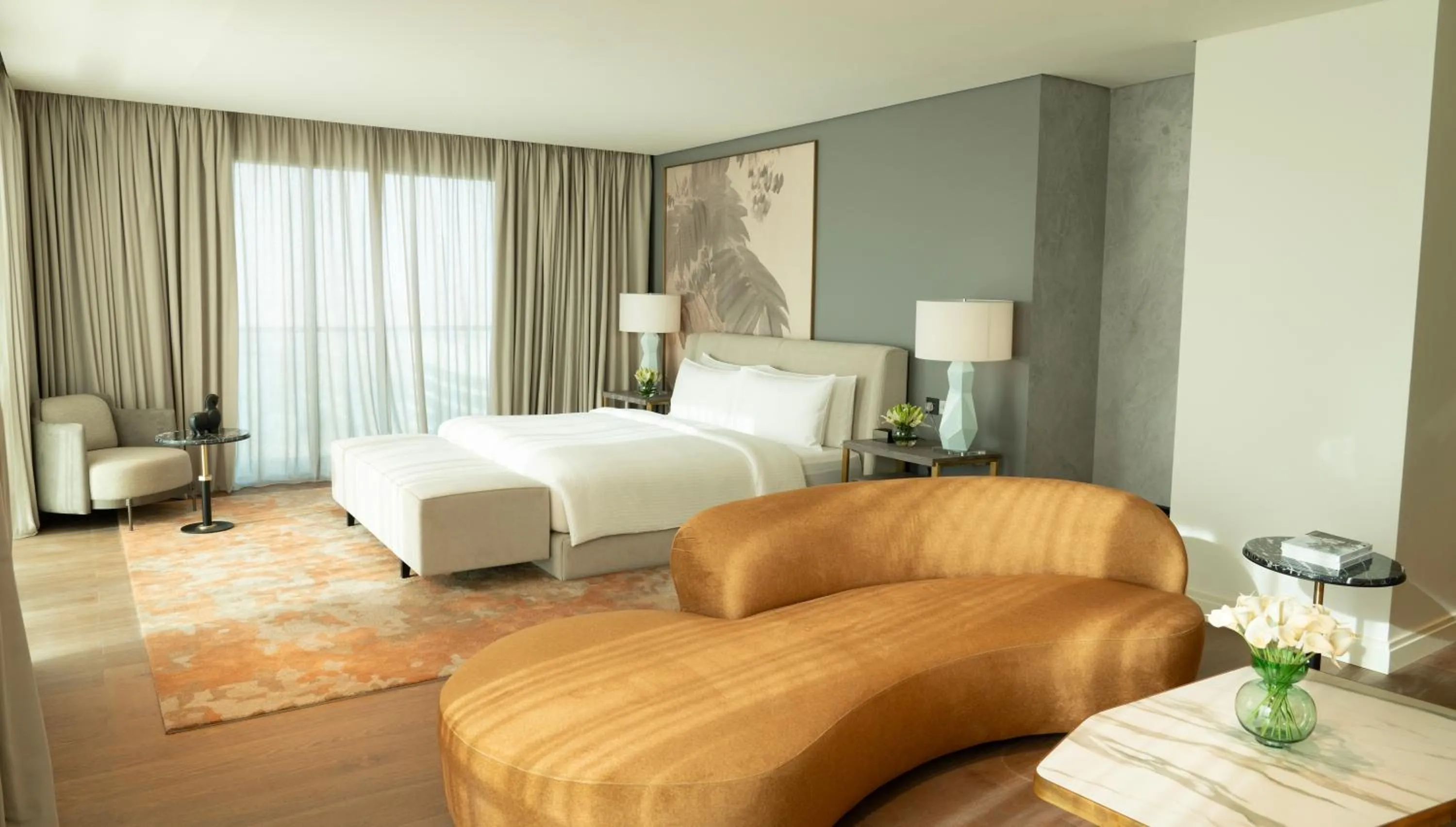Bedroom, Bed in Fairmont Ramla Riyadh