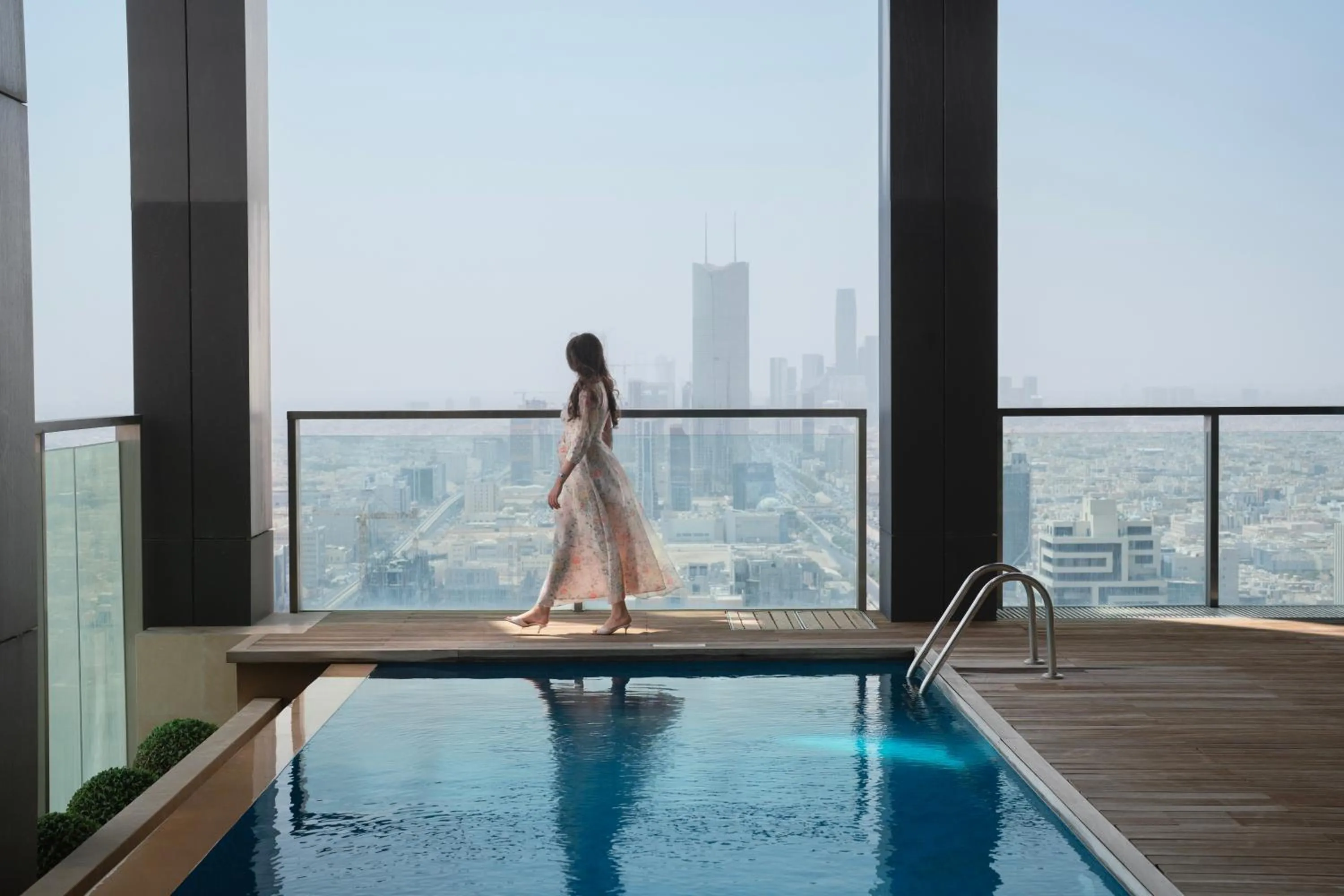 Swimming pool in Fairmont Ramla Riyadh