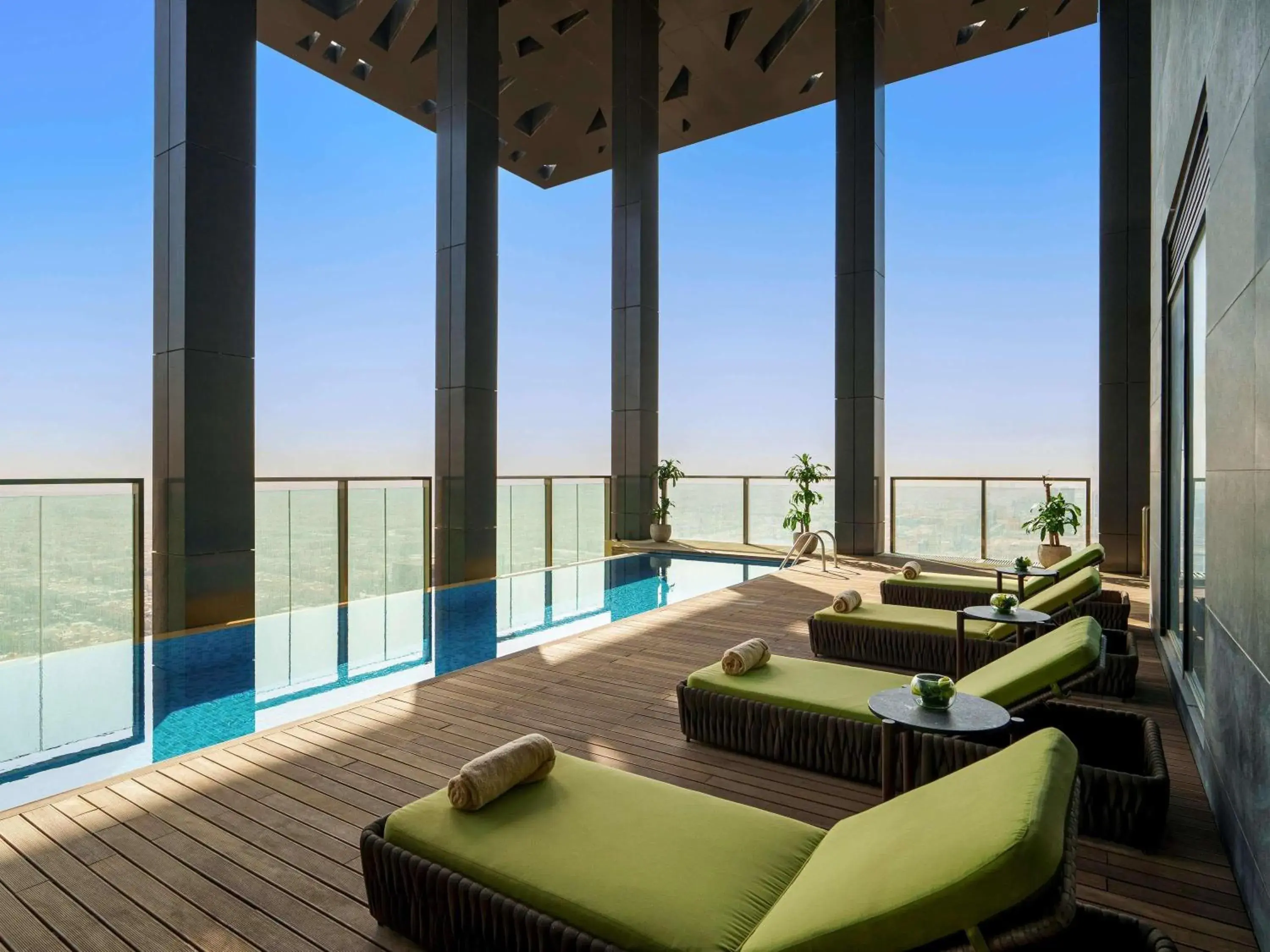 Pool view in Fairmont Ramla Riyadh Pool view in Fairmont Ramla Riyadh